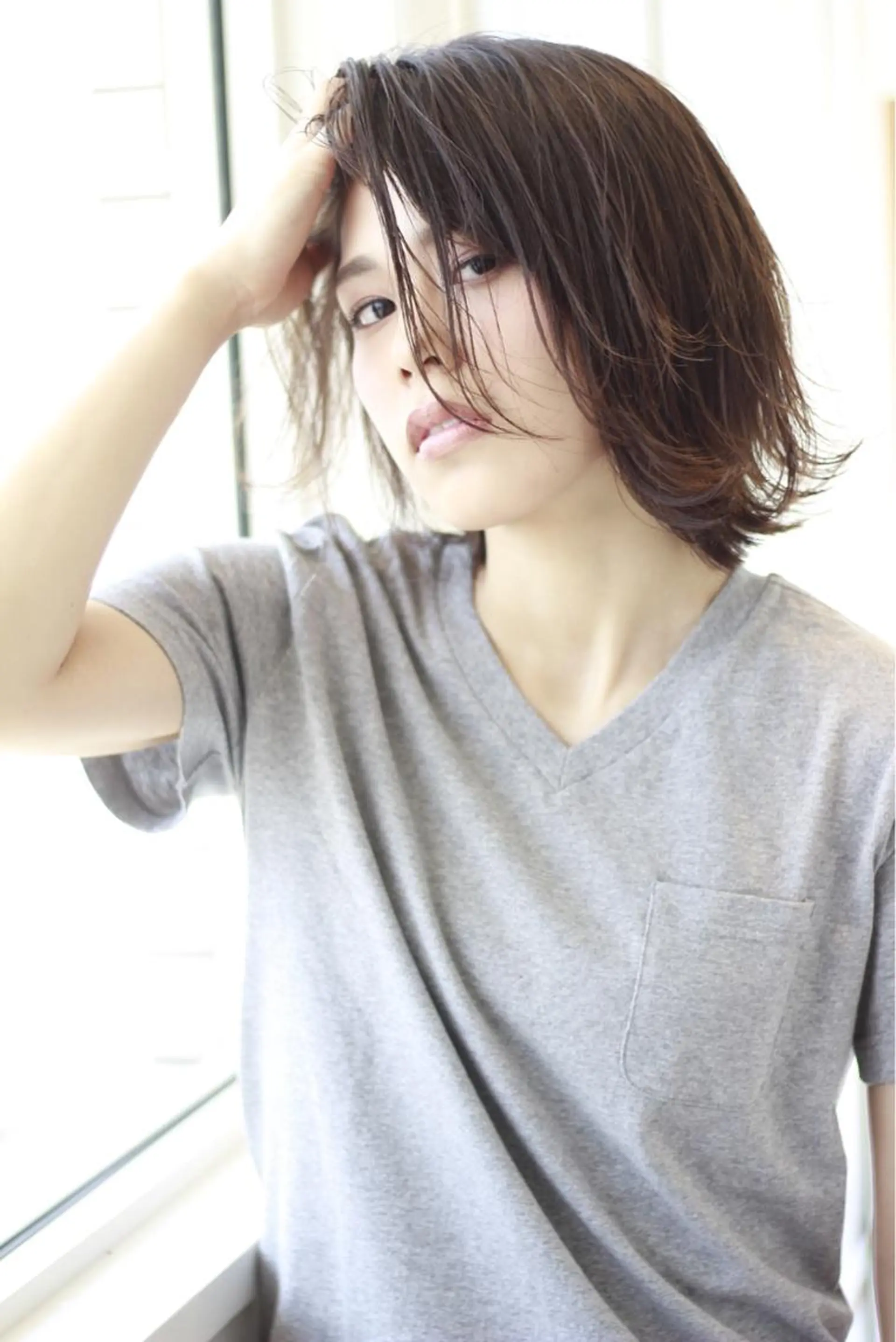 ショート カラー 菊地 良太のヘアスタイル