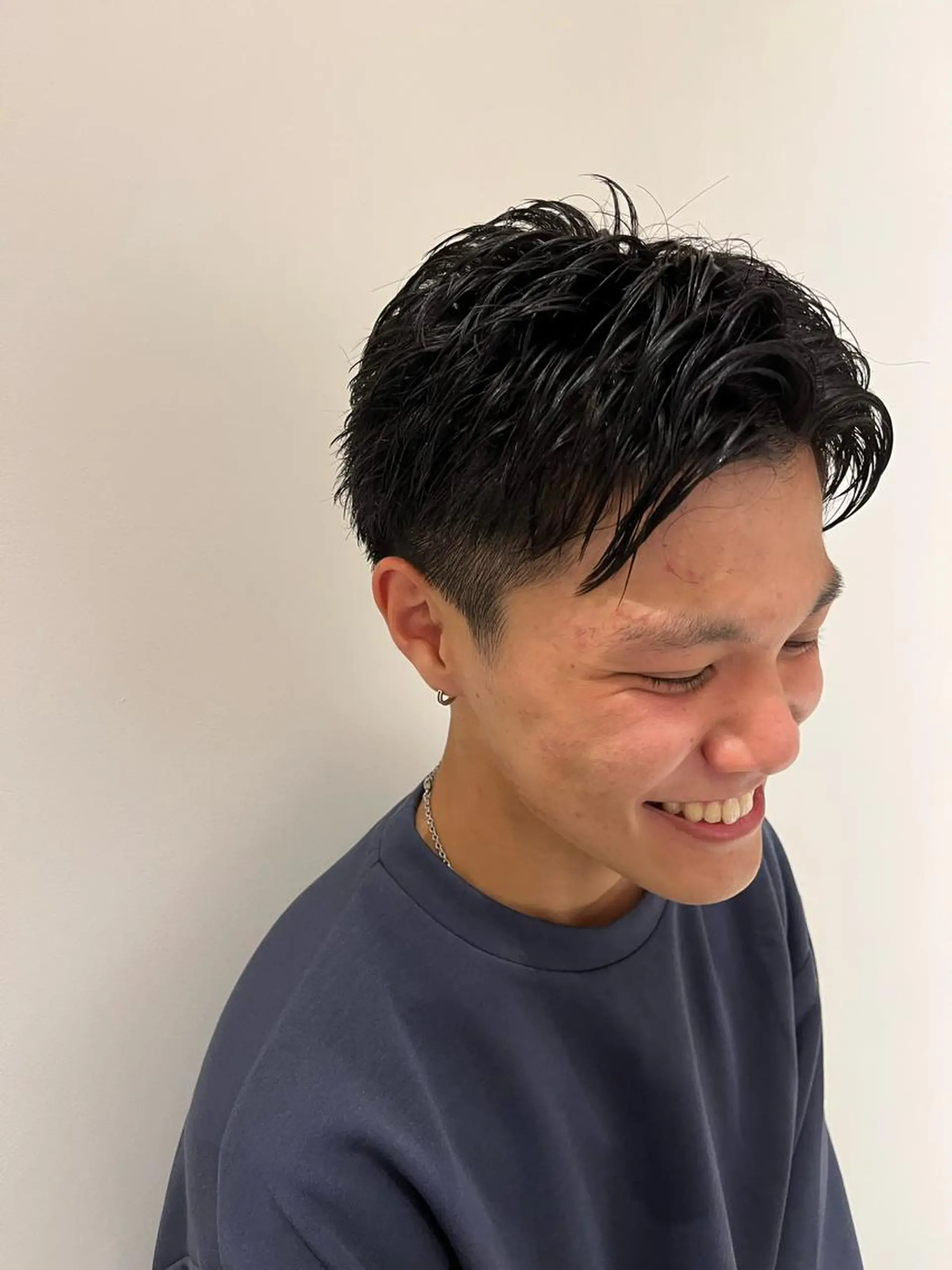 ショート カット ヘアカラー 角田 琉希也のヘアスタイル