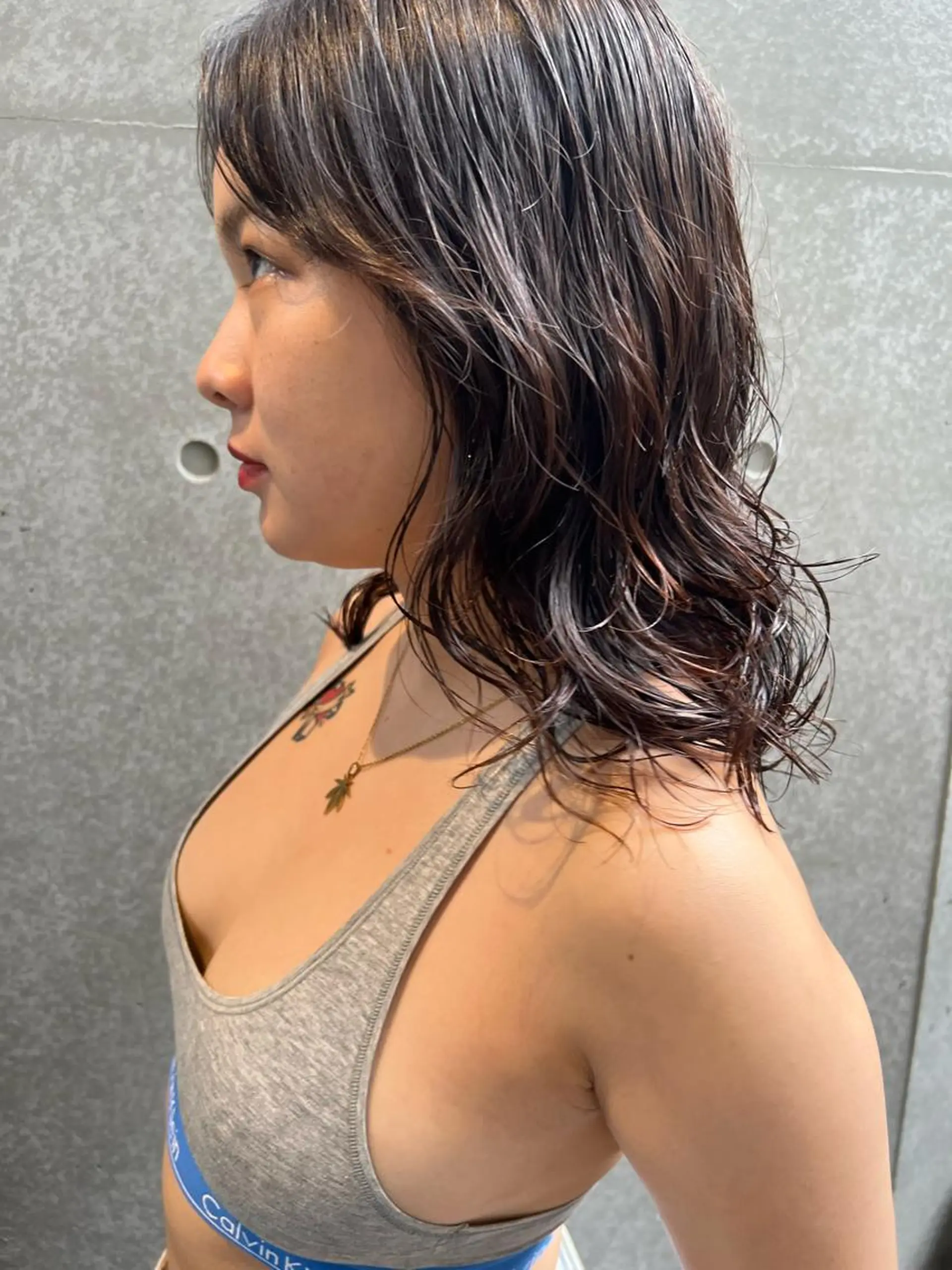 パーマ カット パーマ 透明感🌿縮毛矯正 🫧真生のヘアスタイル