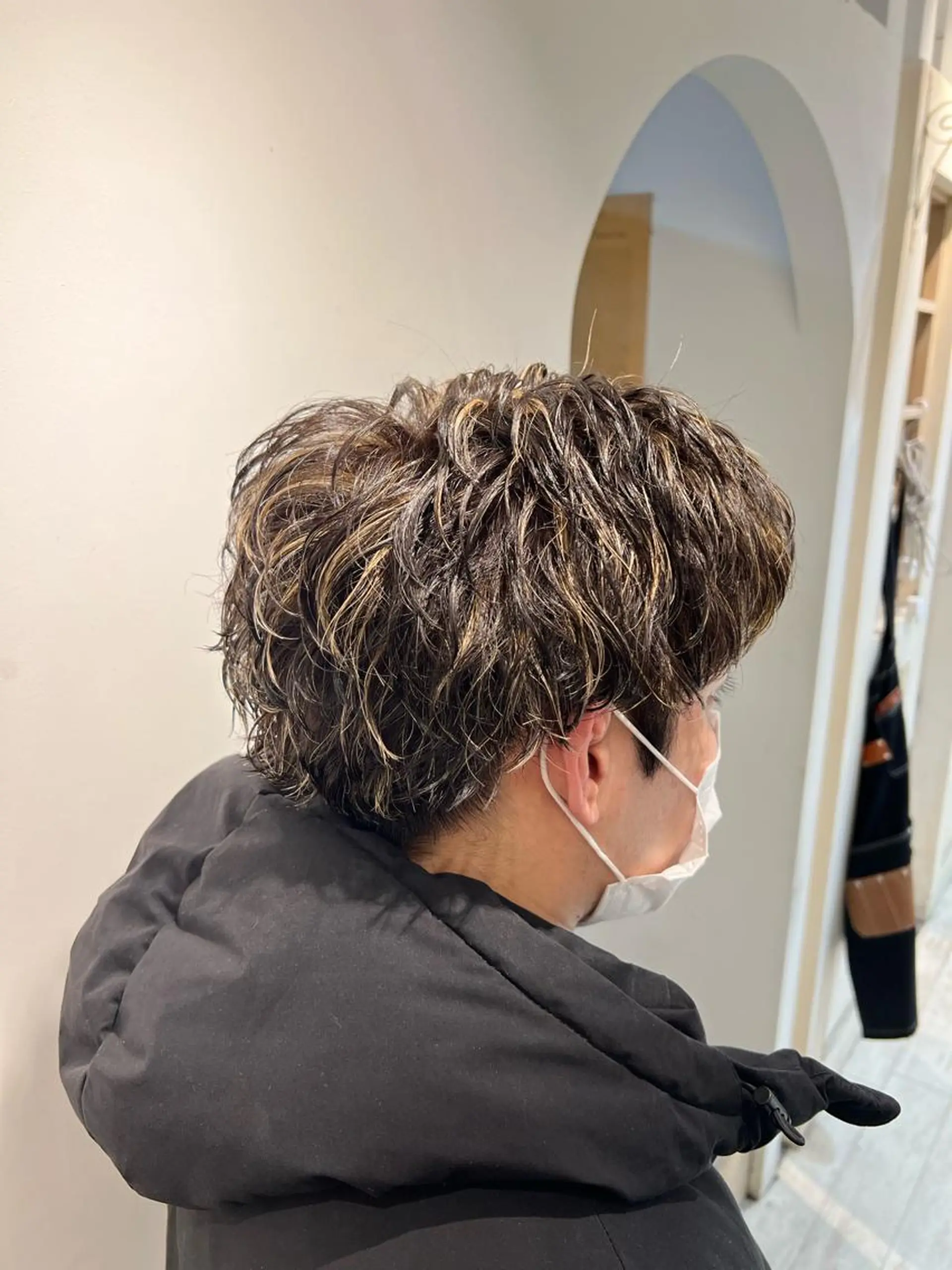 ショート カラー パーマ メンズ 💈men's💈 satoru中目黒のヘアスタイル