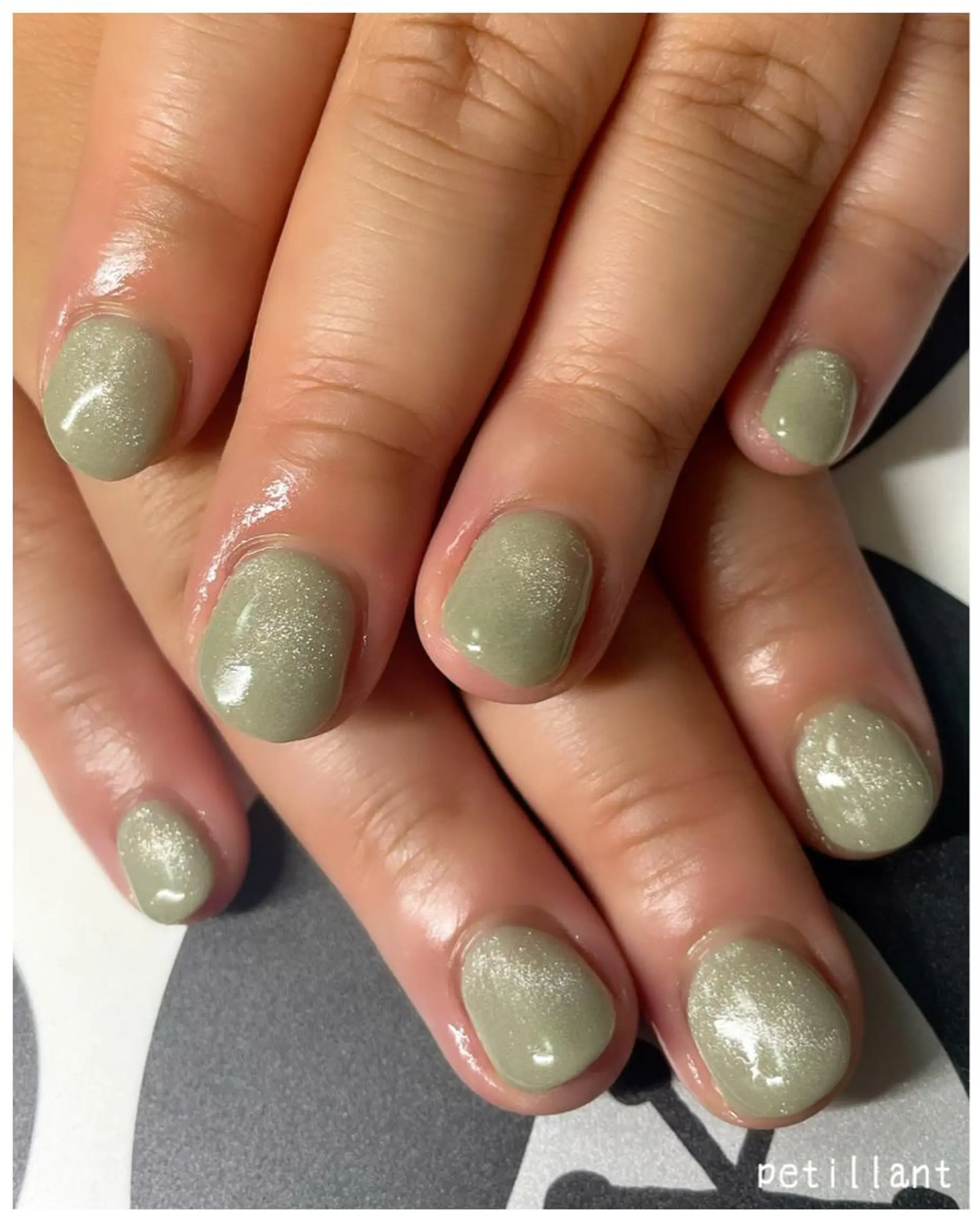 ネイル ジェルネイル ピンク ショートネイル nail salon petillantのネイルデザイン