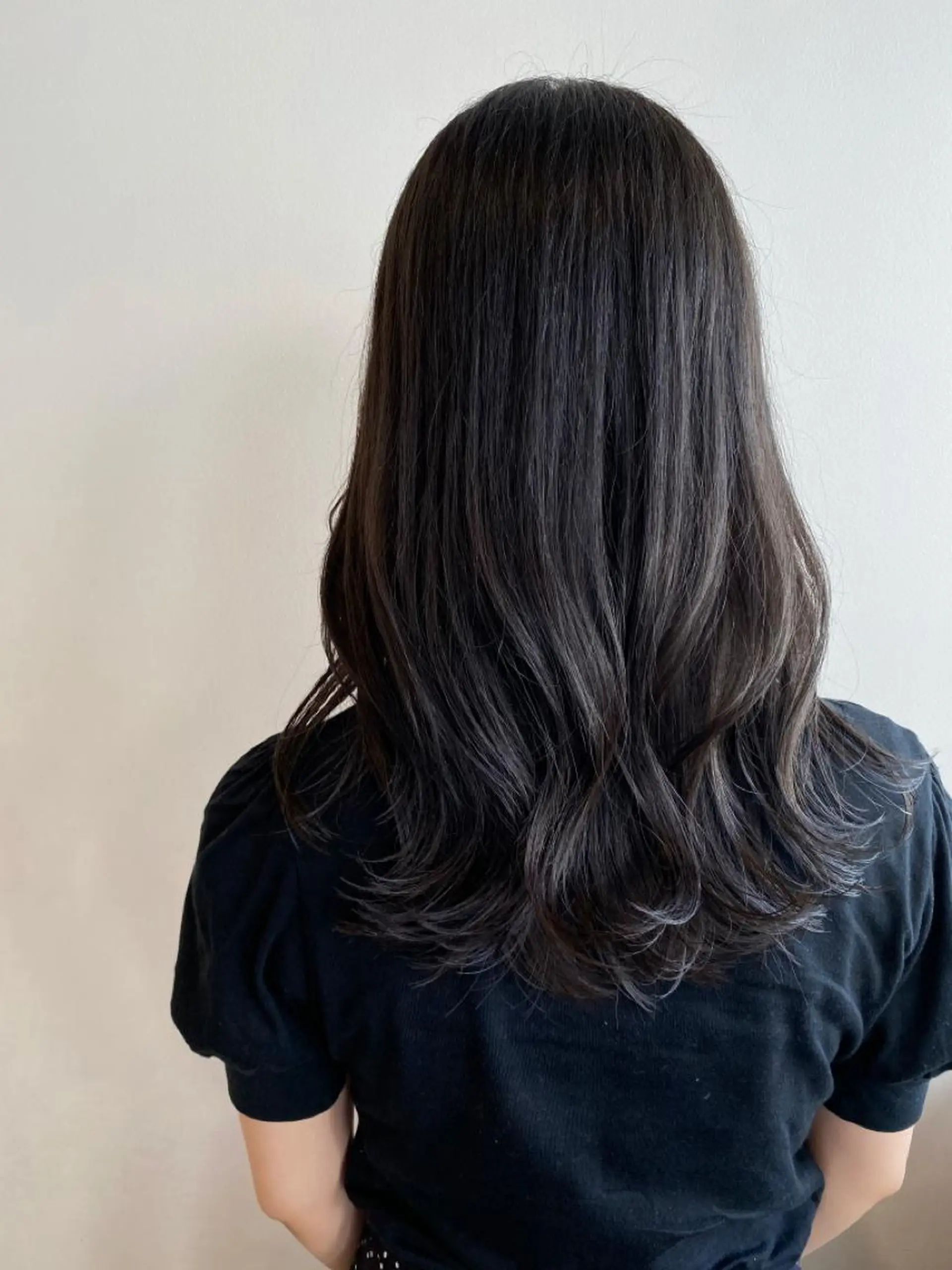 ミディアム カラー カット ヘアカラー トリートメント RIKA韓国ヘア/く びれヘア/上品カラーのヘアスタイル