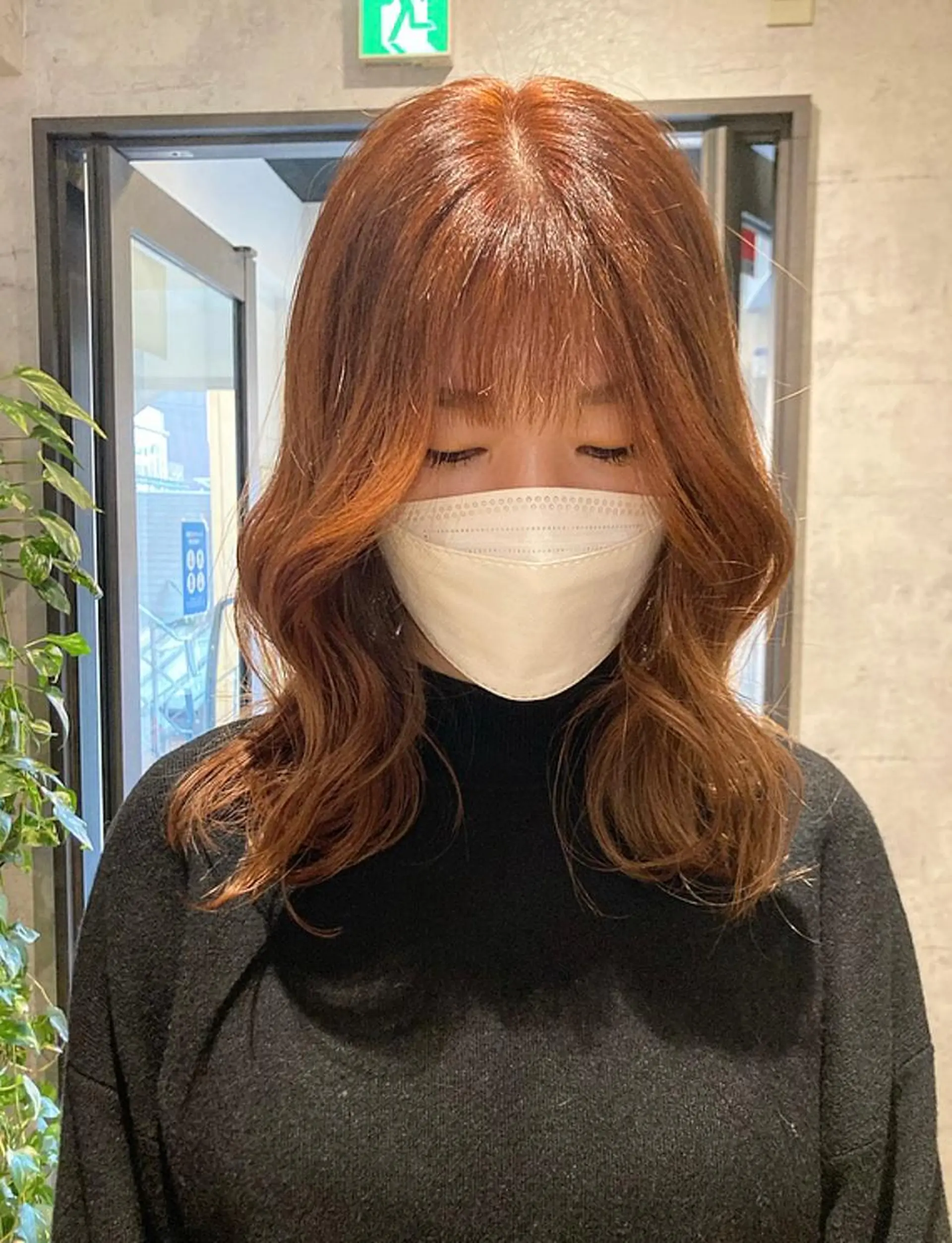 セミロング カラー 🌸インナーカラー 🌸藤井春華のヘアスタイル
