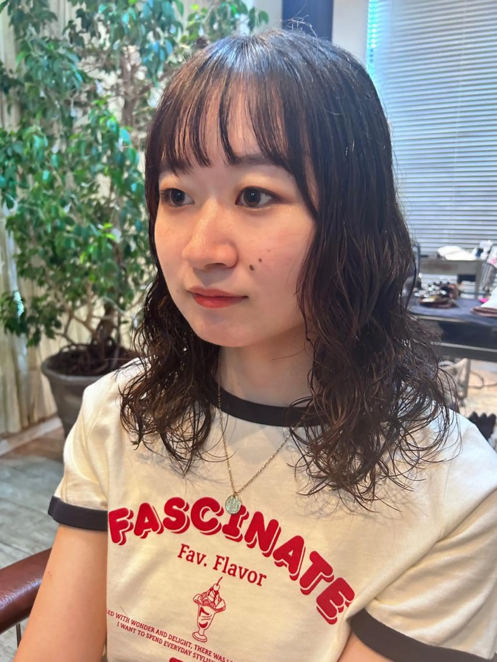 ミディアム パーマ 🌷nanase🌷 gally hairのヘアスタイル