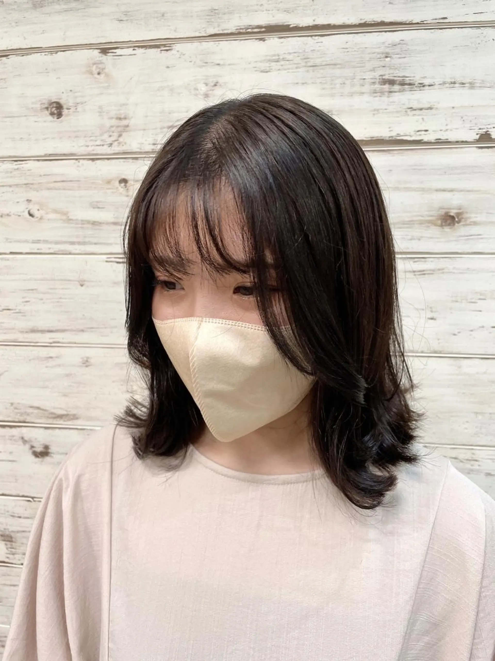 セミロング カラー ヘアアレンジ 🫧ヒシダアキ taboo.i🫧のヘアスタイル