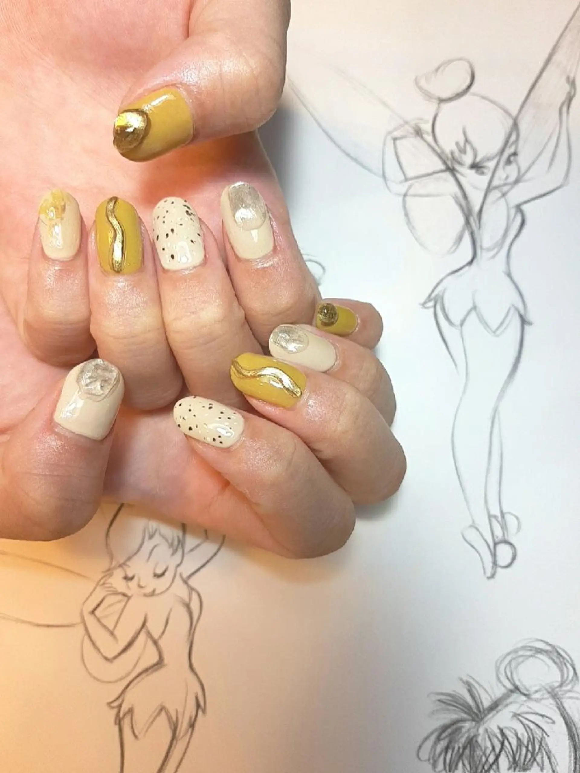 ネイル ミラーネイル ニュアンスネイル owlnail /持込みデザイン専門のネイルデザイン