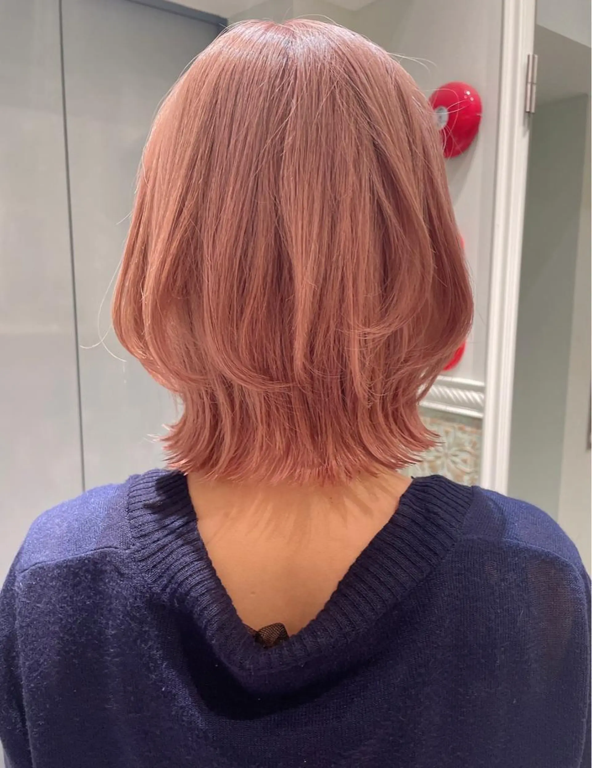 カラー バレイヤージュ ブリーチ ケアブリーチ ダブルカラー ハイライトカラー 渡辺 麻衣のヘアスタイル