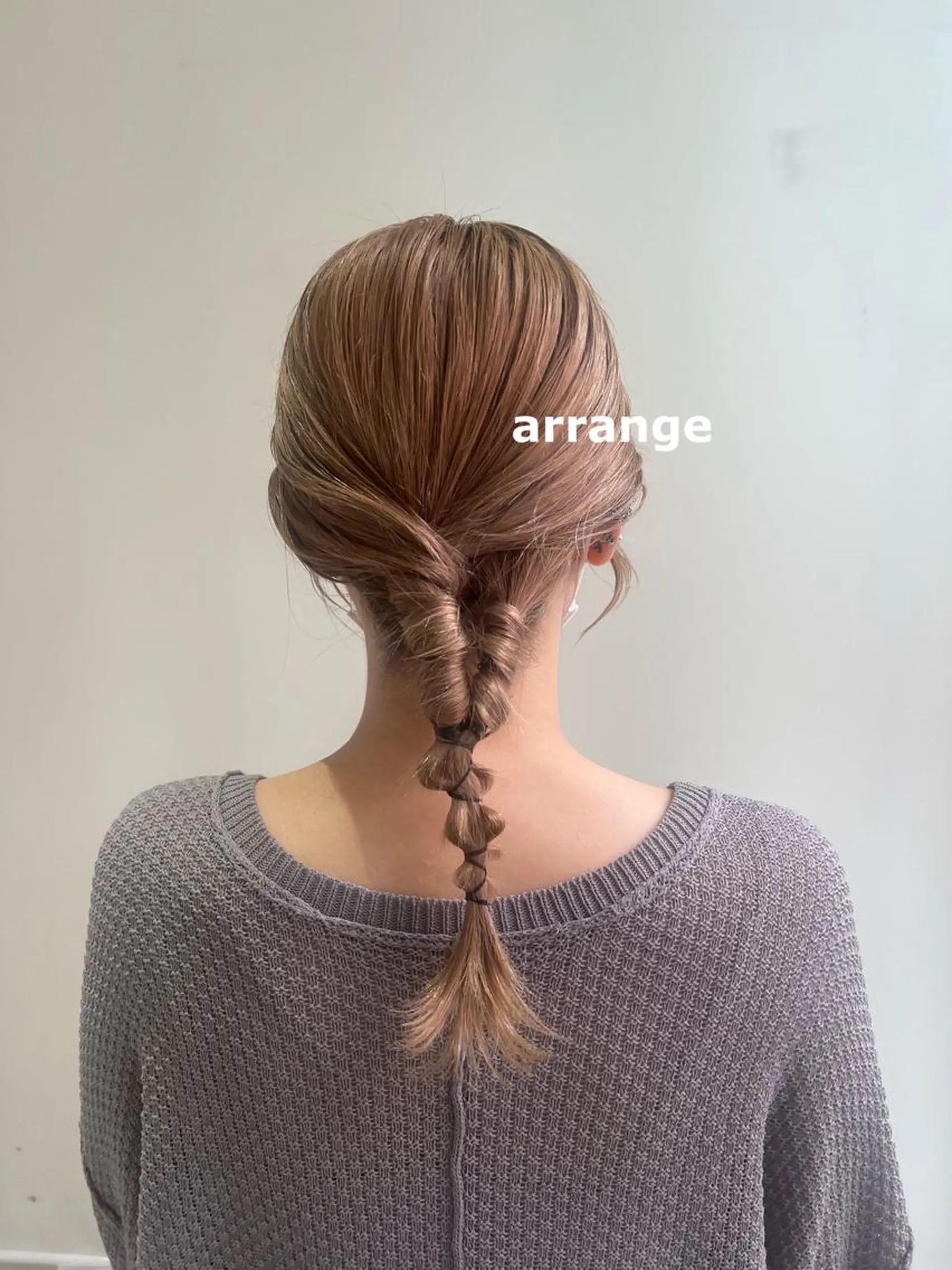 ヘアアレンジ 暖色カラー🍒 yume ໒꒱のヘアスタイル