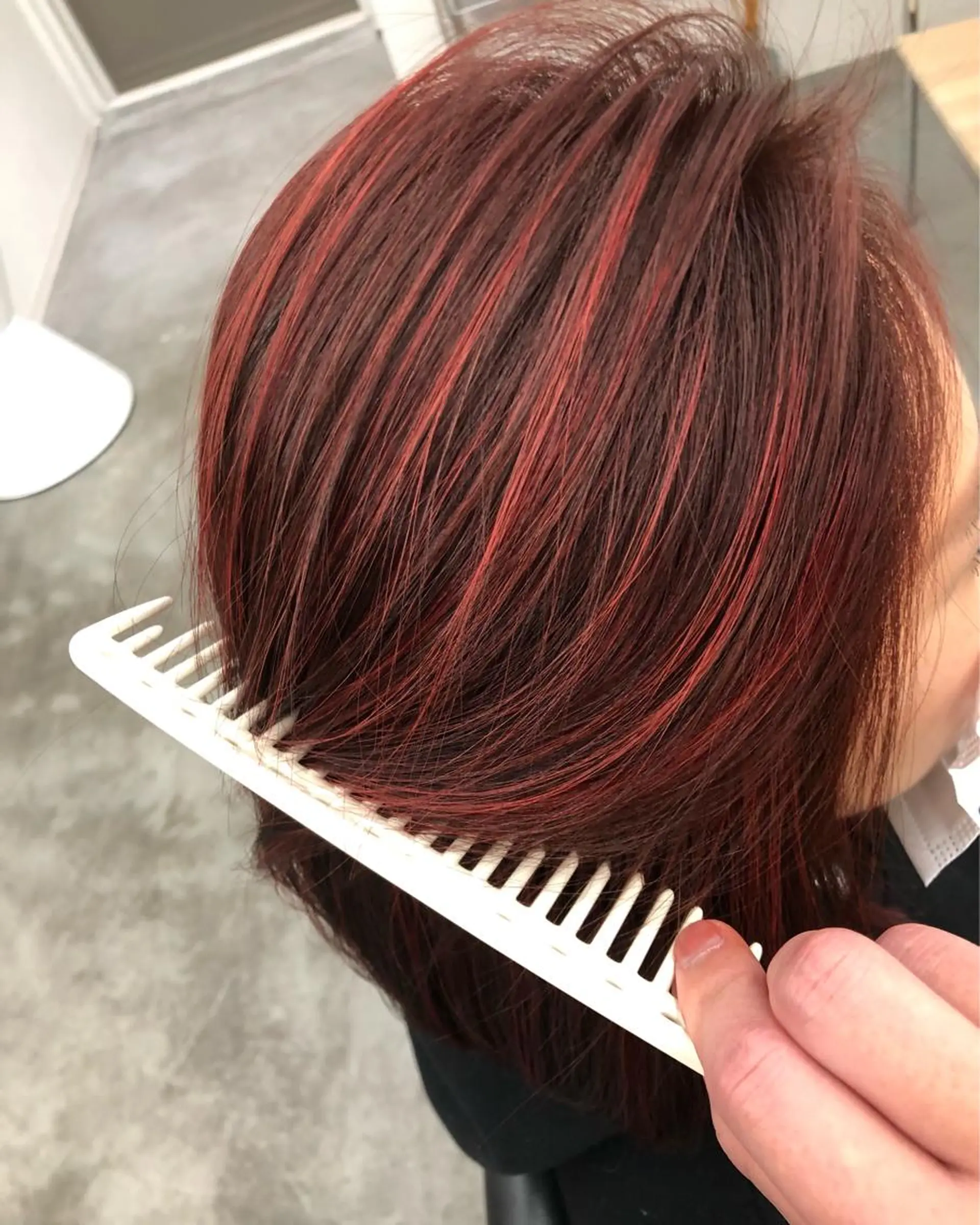 ミディアム カラー ショートボブ ブリーチ ケアブリーチ ハイライトカラー ハイトーンカラー カット ヘアカラー KEPKA ヤマグチ 天神 今泉のヘアスタイル