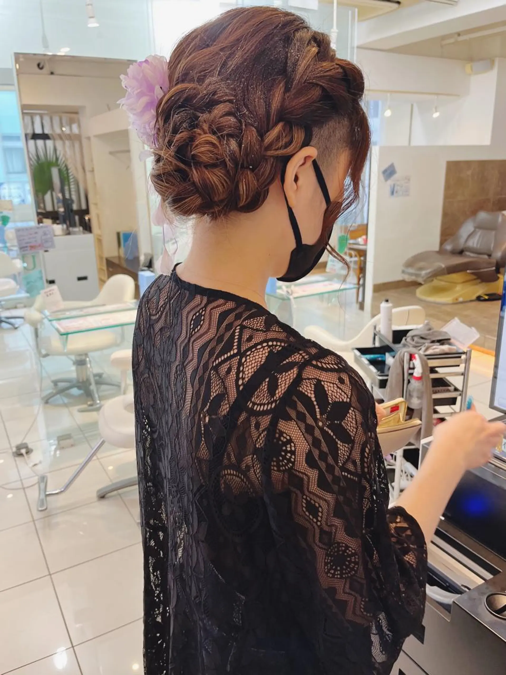 ロング ヘアセット アレンジ&ショート 💙YUKINOのヘアスタイル