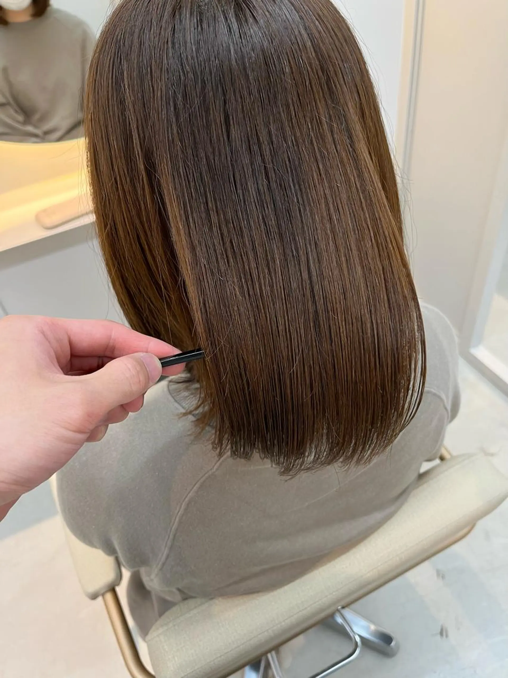 ショート カラー 透明感カラー/艶髪/ 高城潤也のヘアスタイル