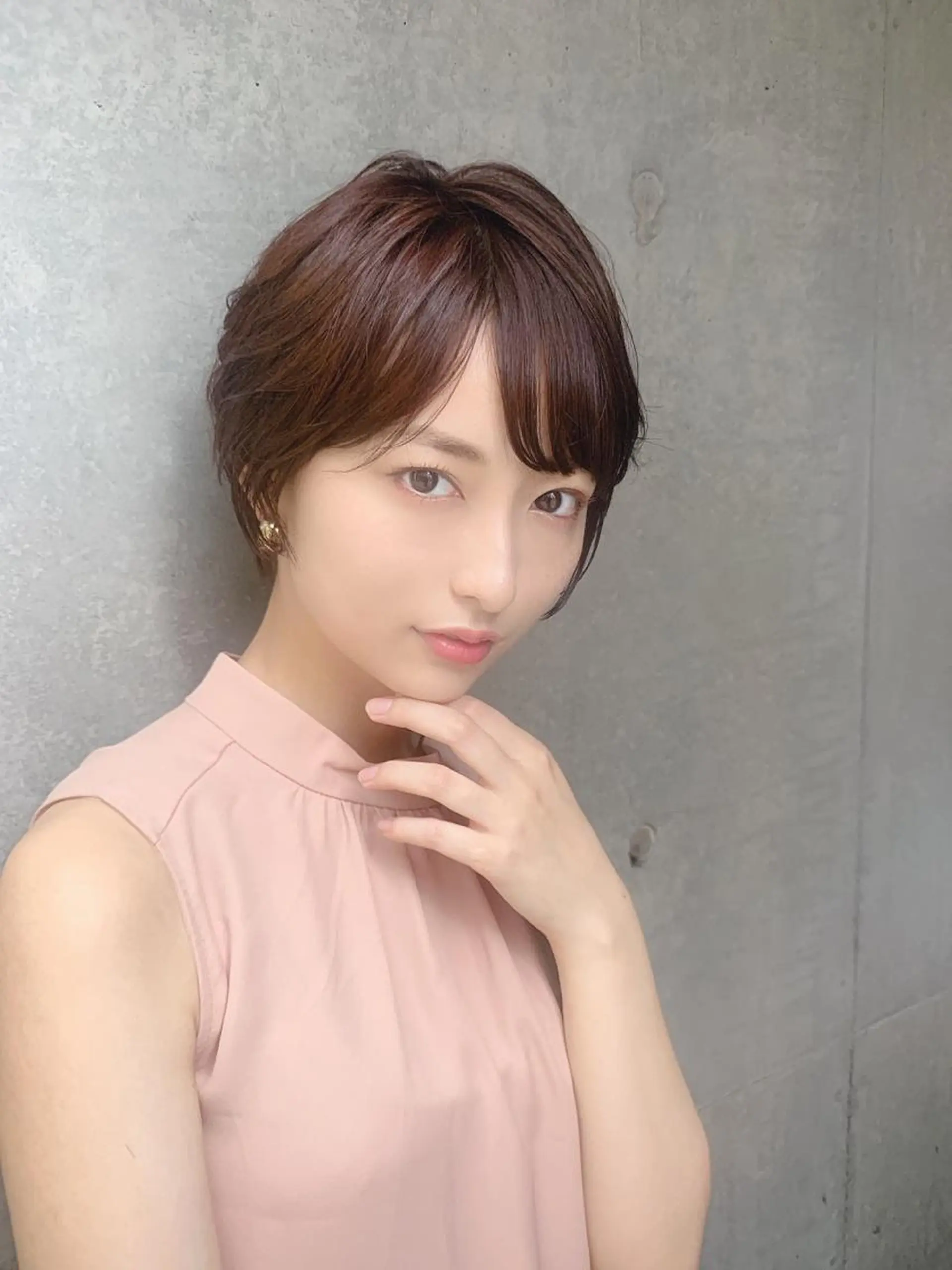 ショート レイヤー/韓国❣️ 髪質改善/e_kiのヘアスタイル