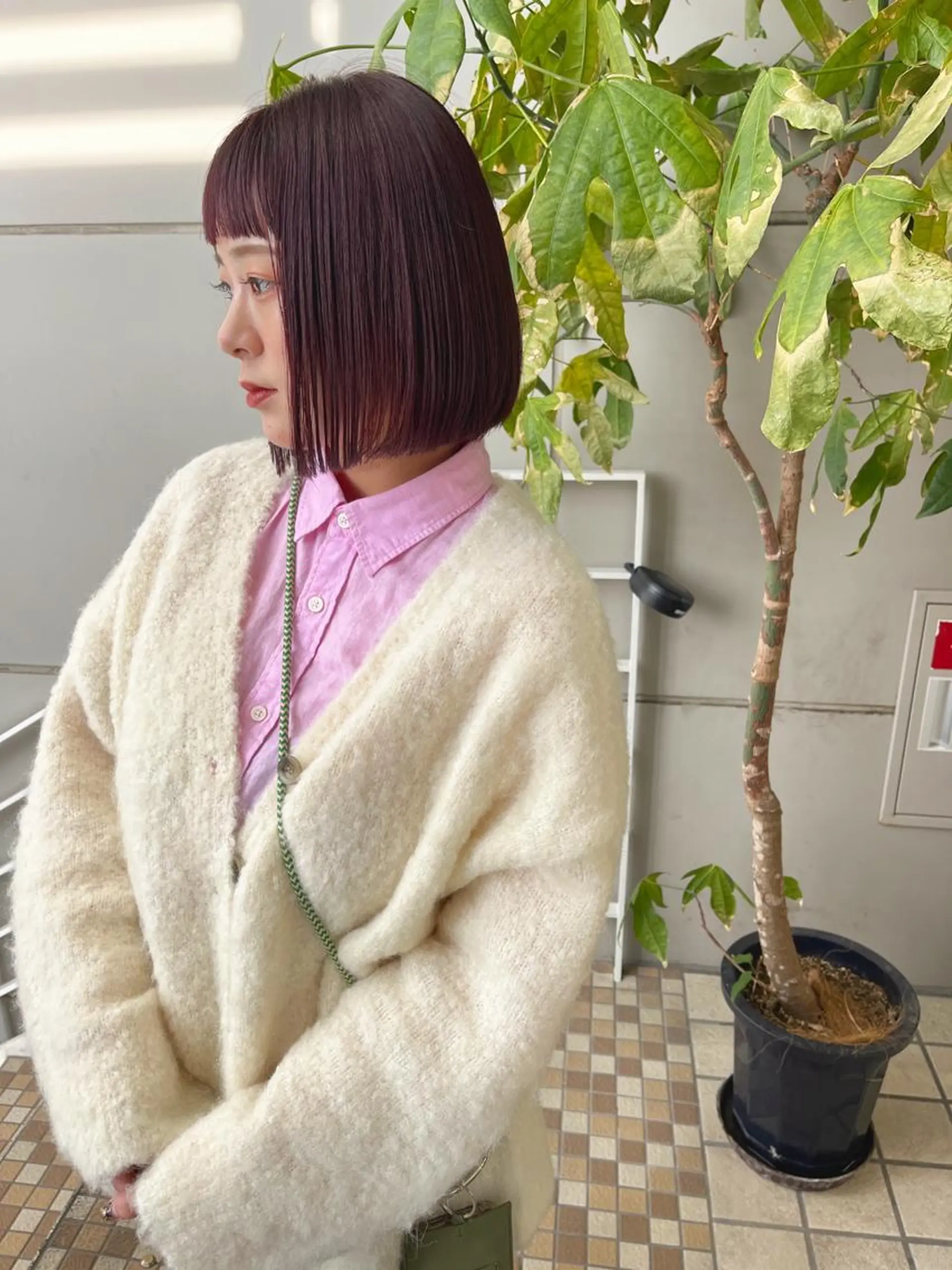 ショート カラー ボブ plumu. ♡【プリュム】のヘアスタイル