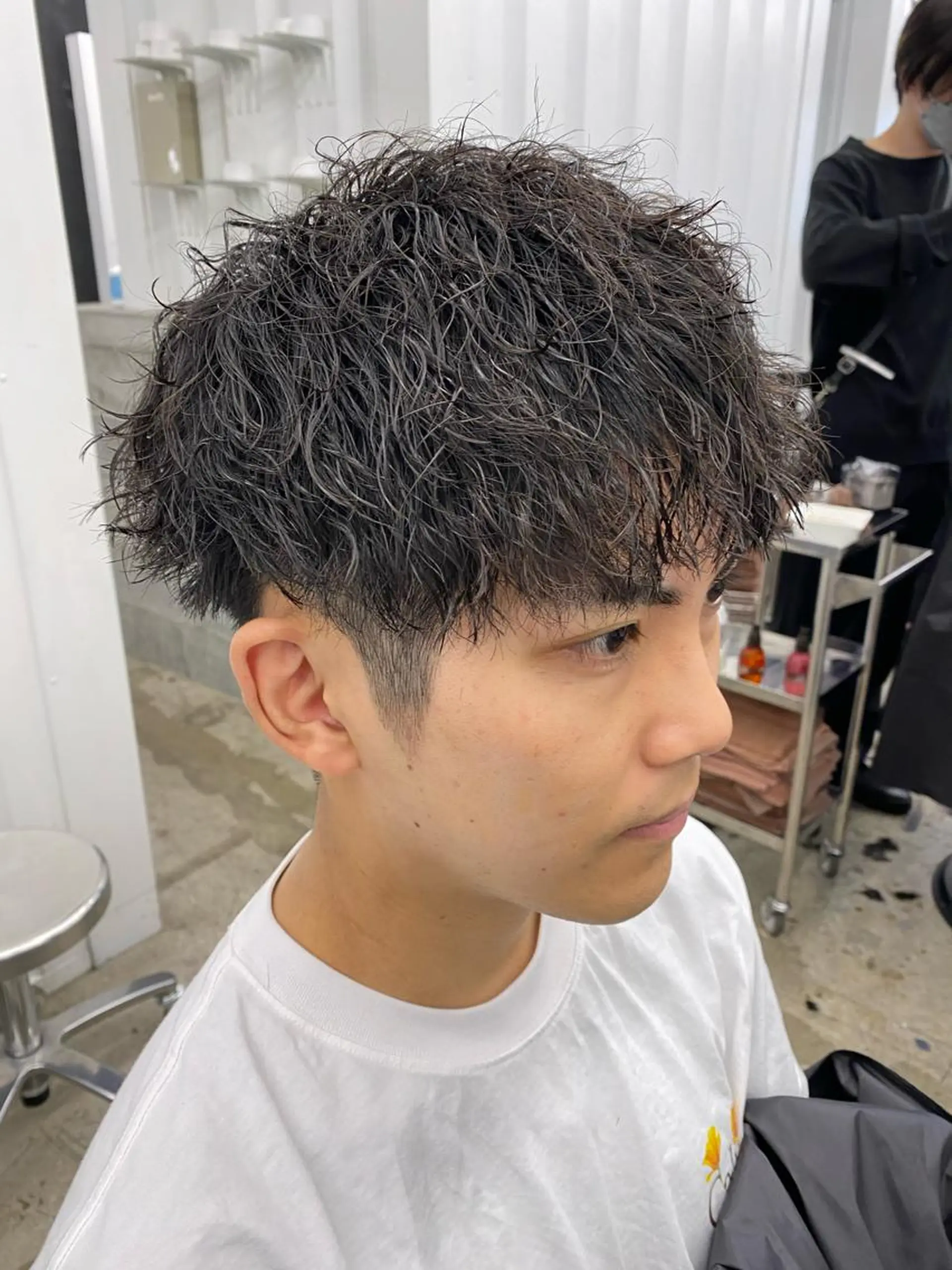 ショート パーマ メンズ マッシュ カット パーマ ［似合わせヘア］ ✂︎OGURO✂︎のヘアスタイル