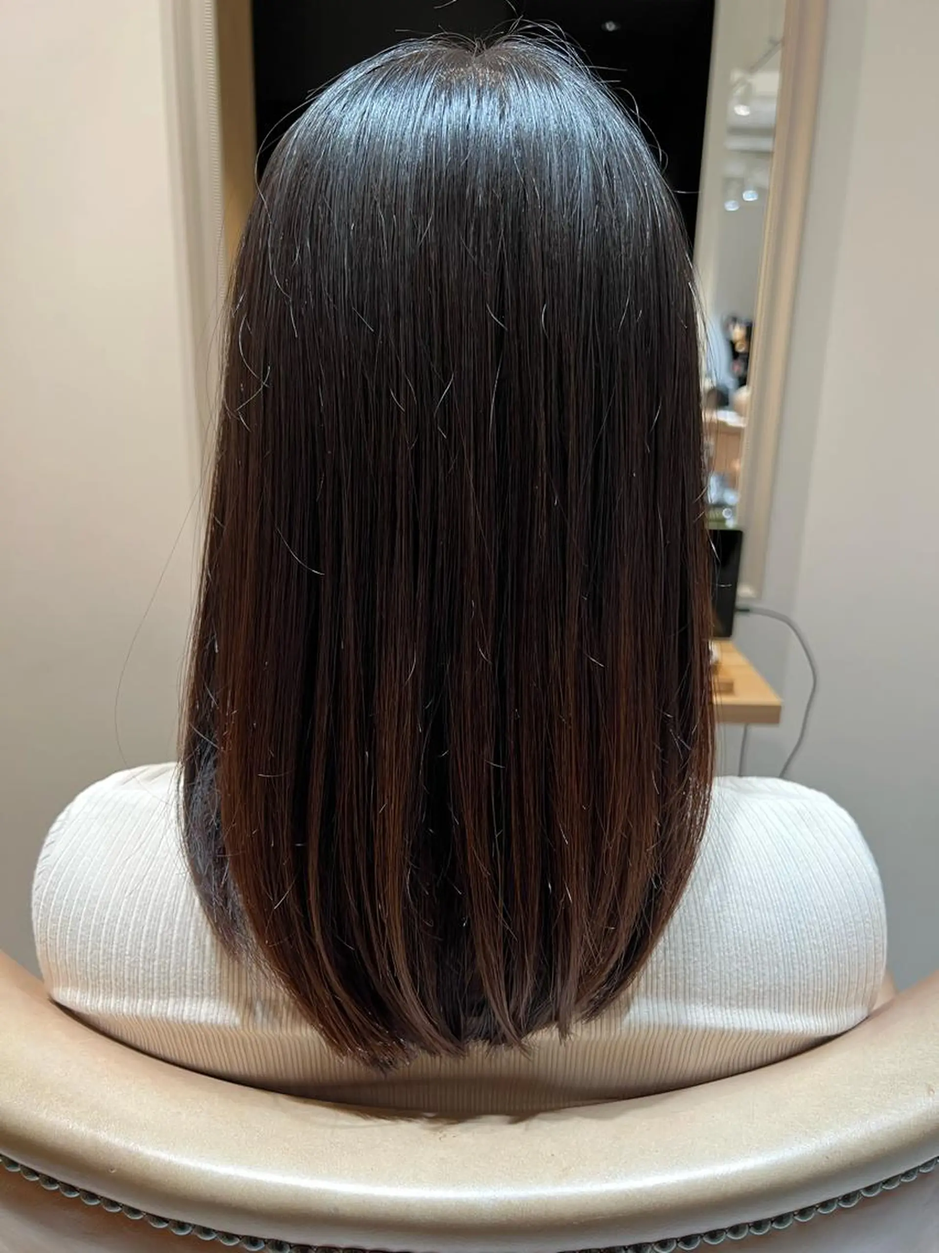 セミロング 大河原 美優のヘアスタイル