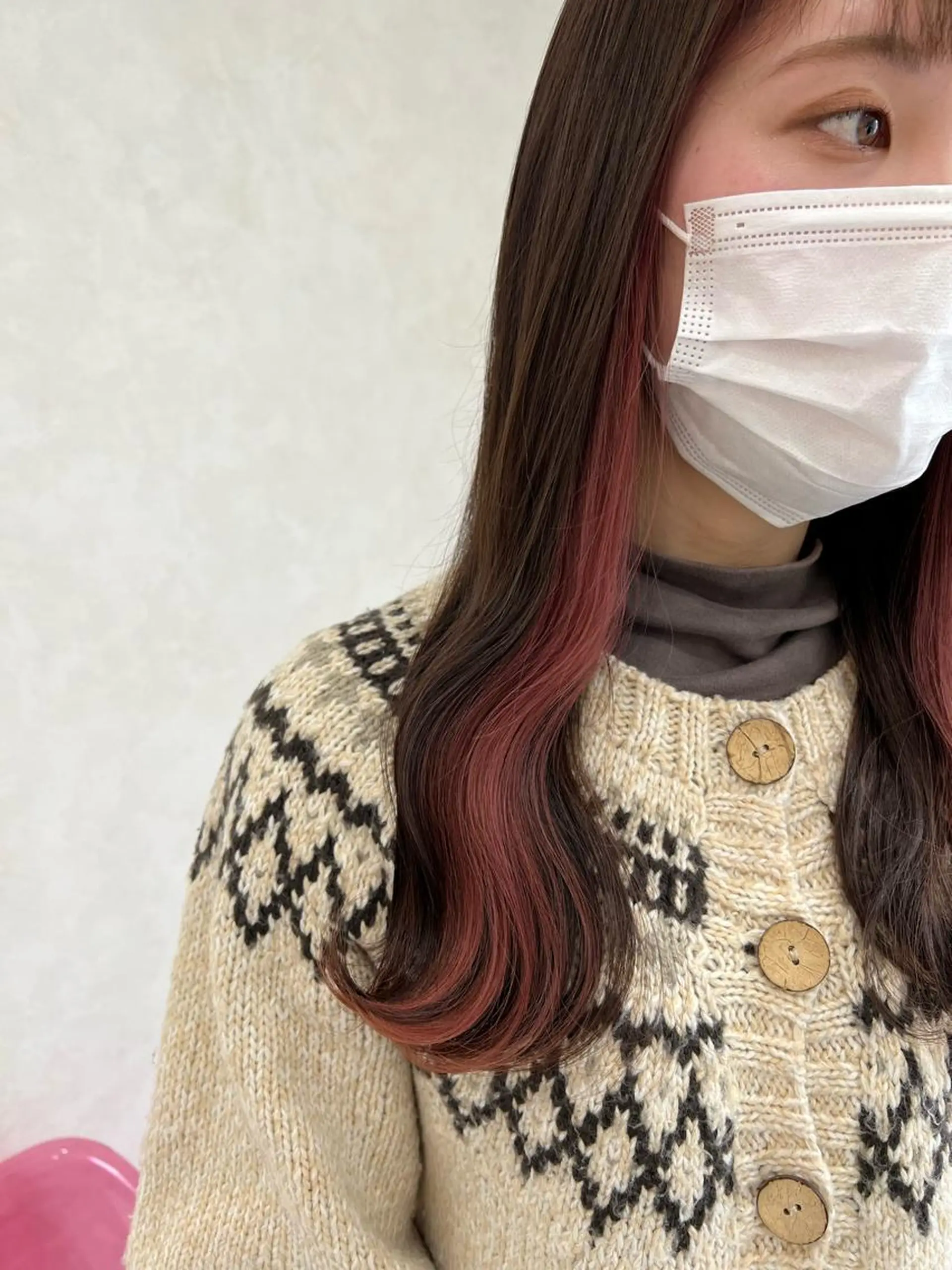 セミロング 韓国風🫧艶カラー 💟ran💟のヘアスタイル