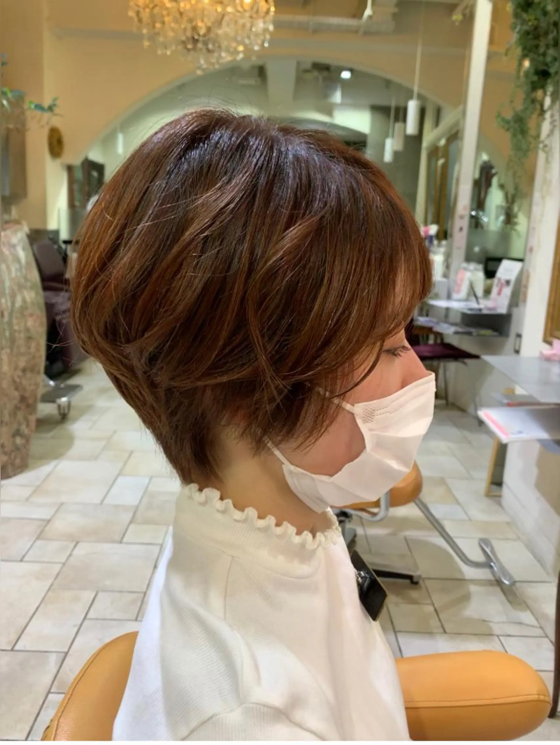 ショート カラー オブヘア鷺沼所属・立石 タテイシのヘアスタイル