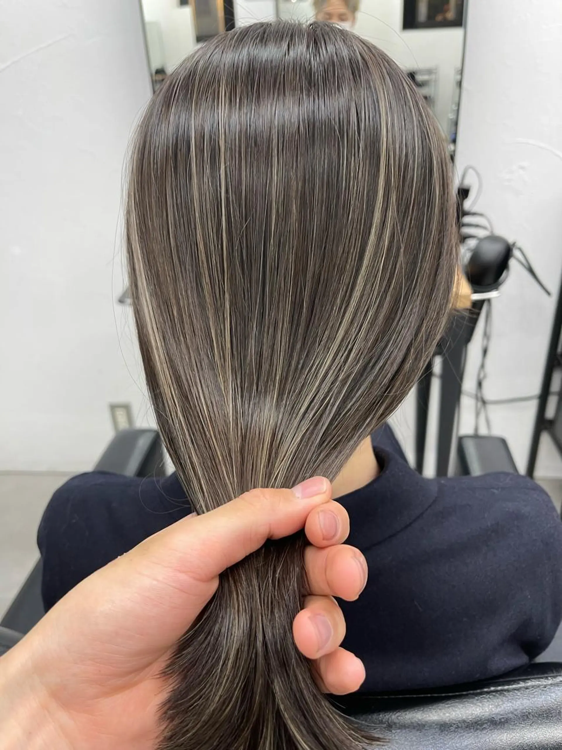 ミディアム カラー ハイライトカラー ハイライト ブリーチダブルカラー 【koide】のヘアスタイル