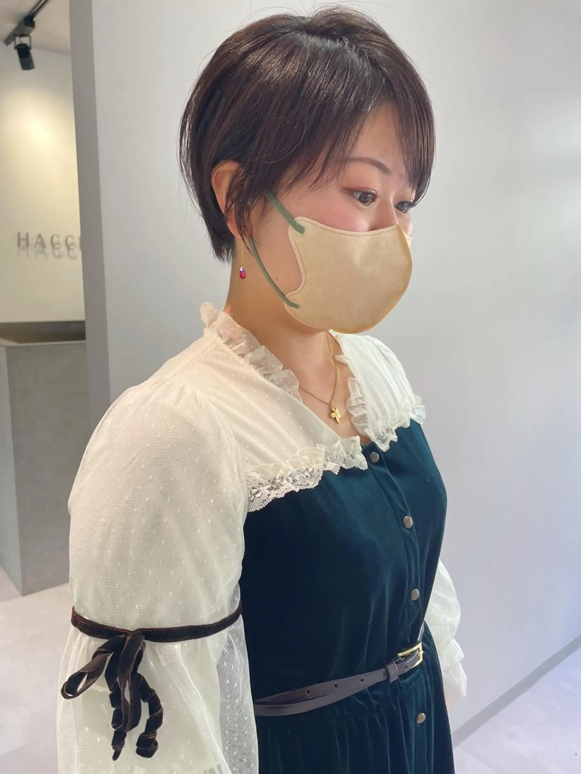 ショート カラー 似合わせカット ショートヘア 立川✨ブリーチ/ ケアブリーチ✨のヘアスタイル