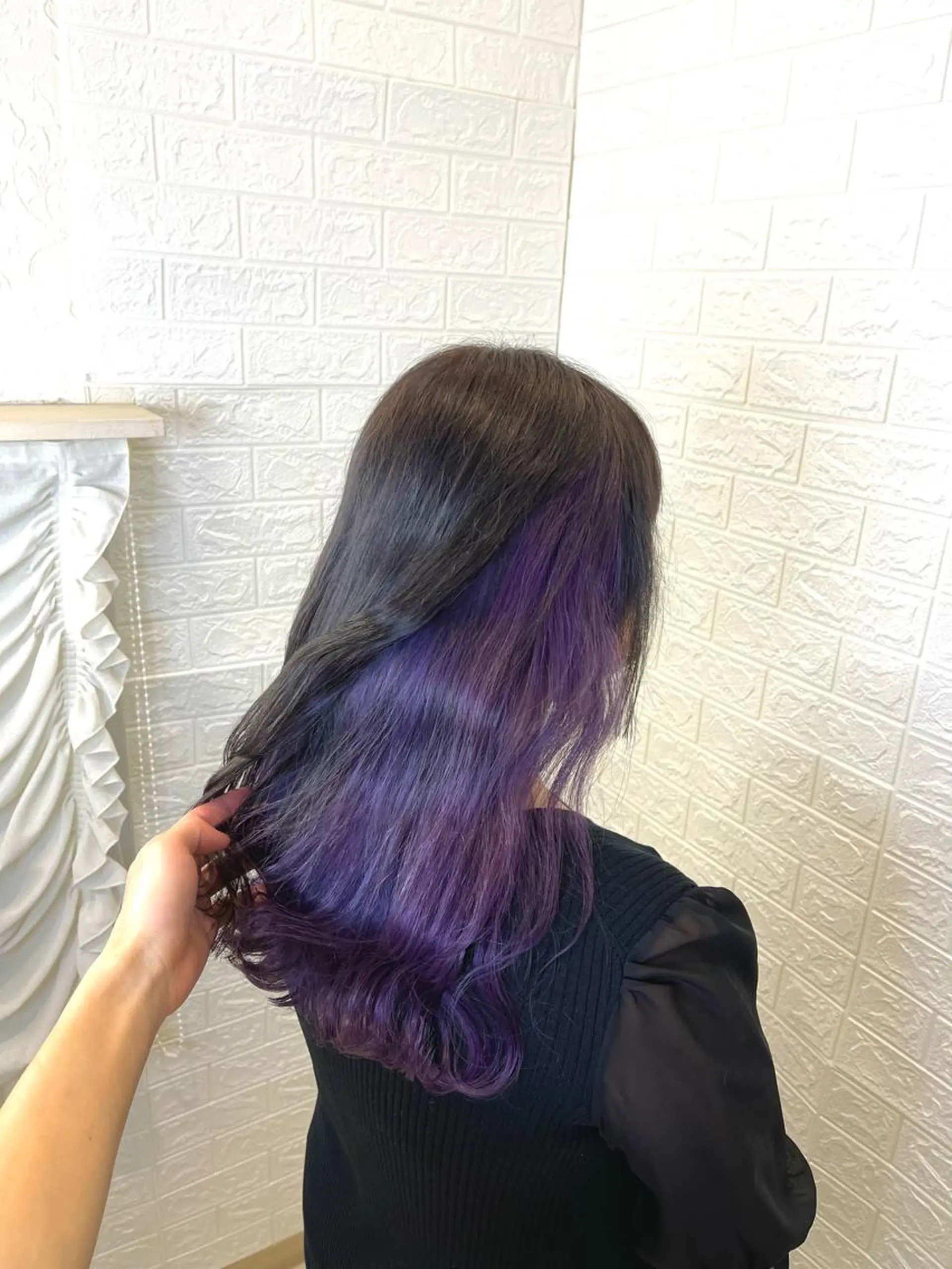 ロング カラー ヘアカラー トリートメント 六反 仁哉のヘアスタイル