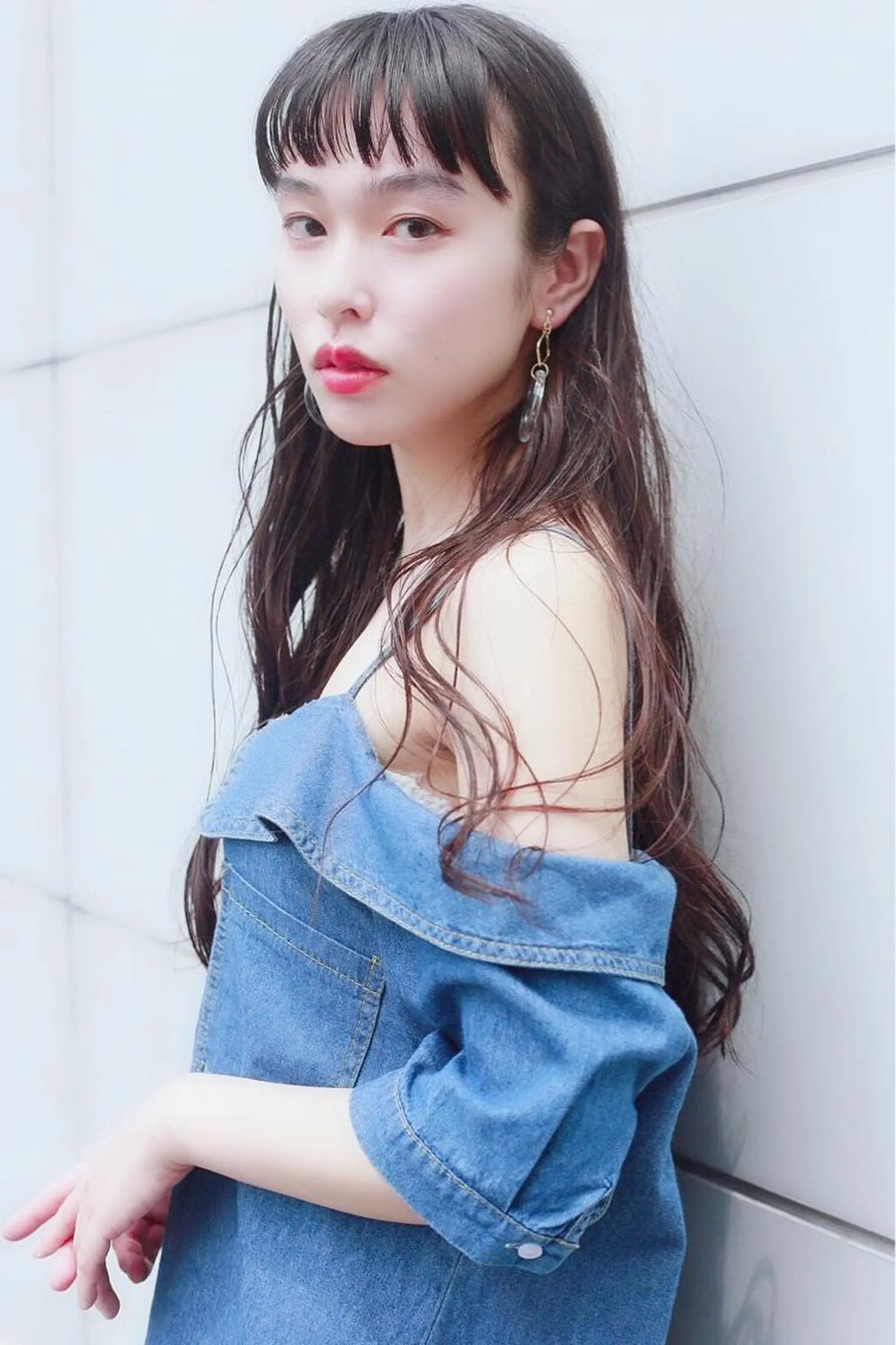 ロング sano sayakaのヘアスタイル