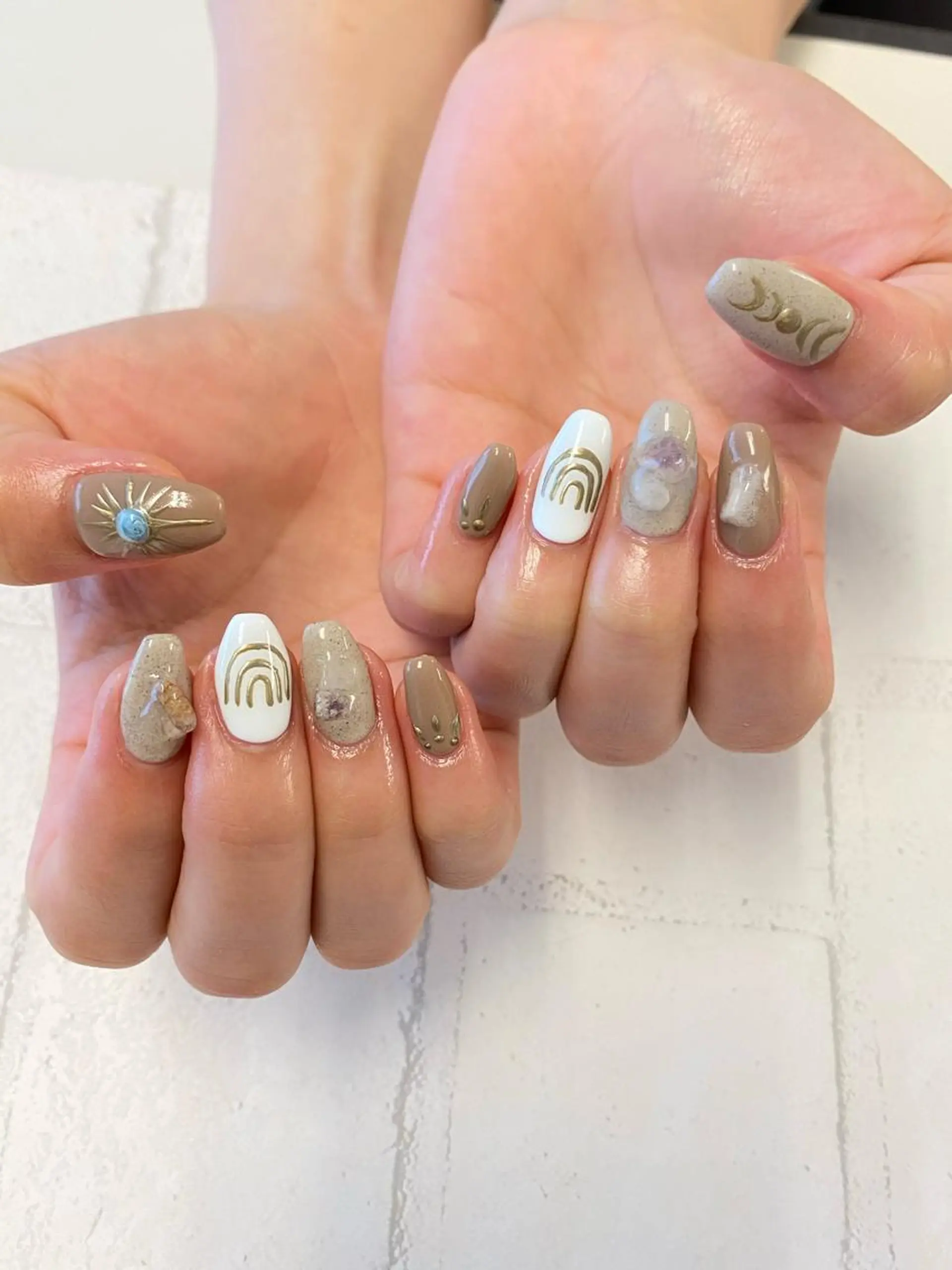 カラー ネイル ジェルネイル KIREIE NAILSのネイルデザイン