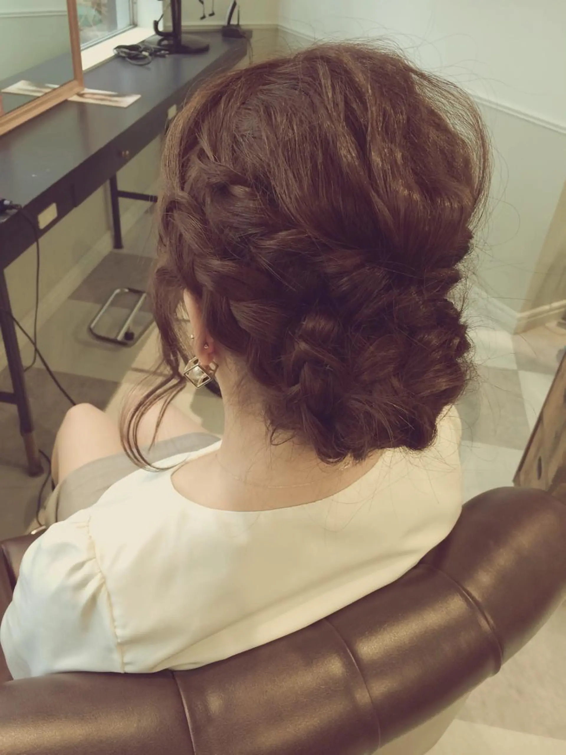 ロング ヘアアレンジ ヤマナカ エリカのヘアスタイル