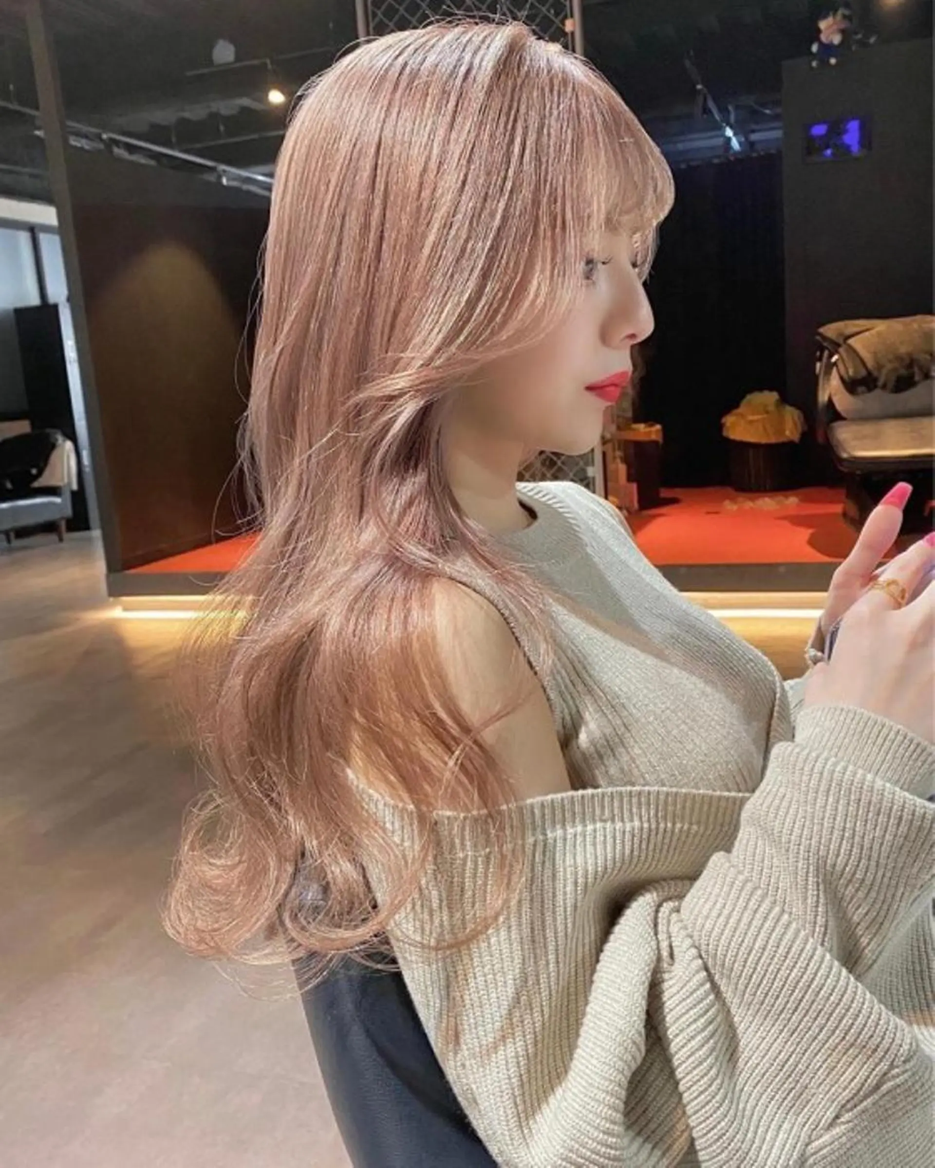 ロング カラー カット ヘアカラー トリートメント B E C H I C O〔べち子〕のヘアスタイル