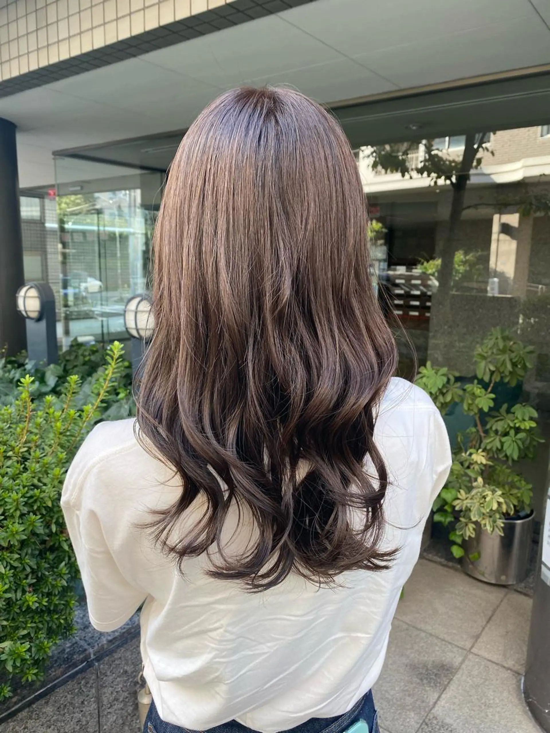 ロング カラー 髪質改善&縮毛矯正 カット/soyaのヘアスタイル