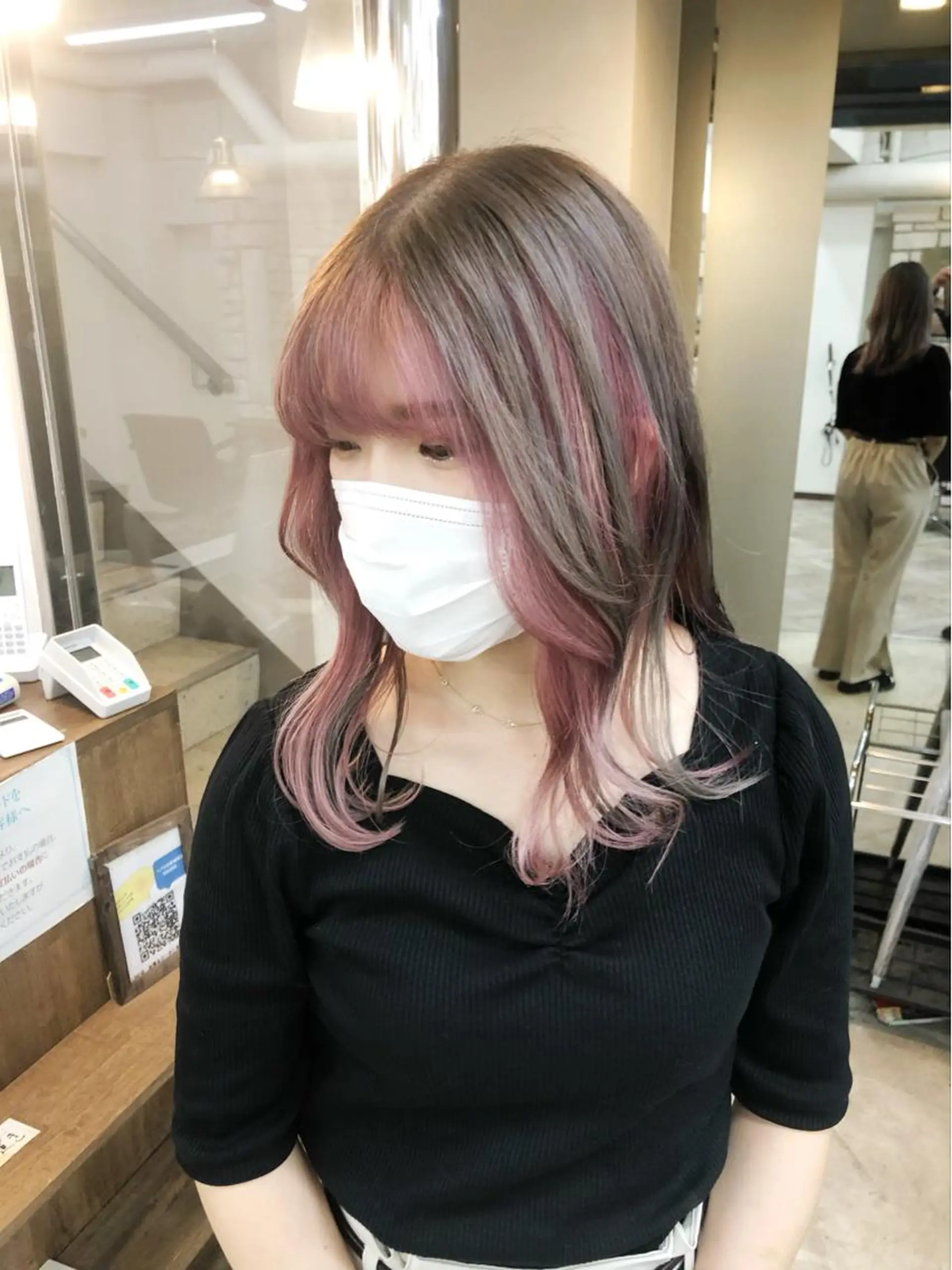 ミディアム ヘアカラー トリートメント ✨艶感/透け感✨Sherry所属・艶髪/ハイトーン Sherryのヘアスタイル