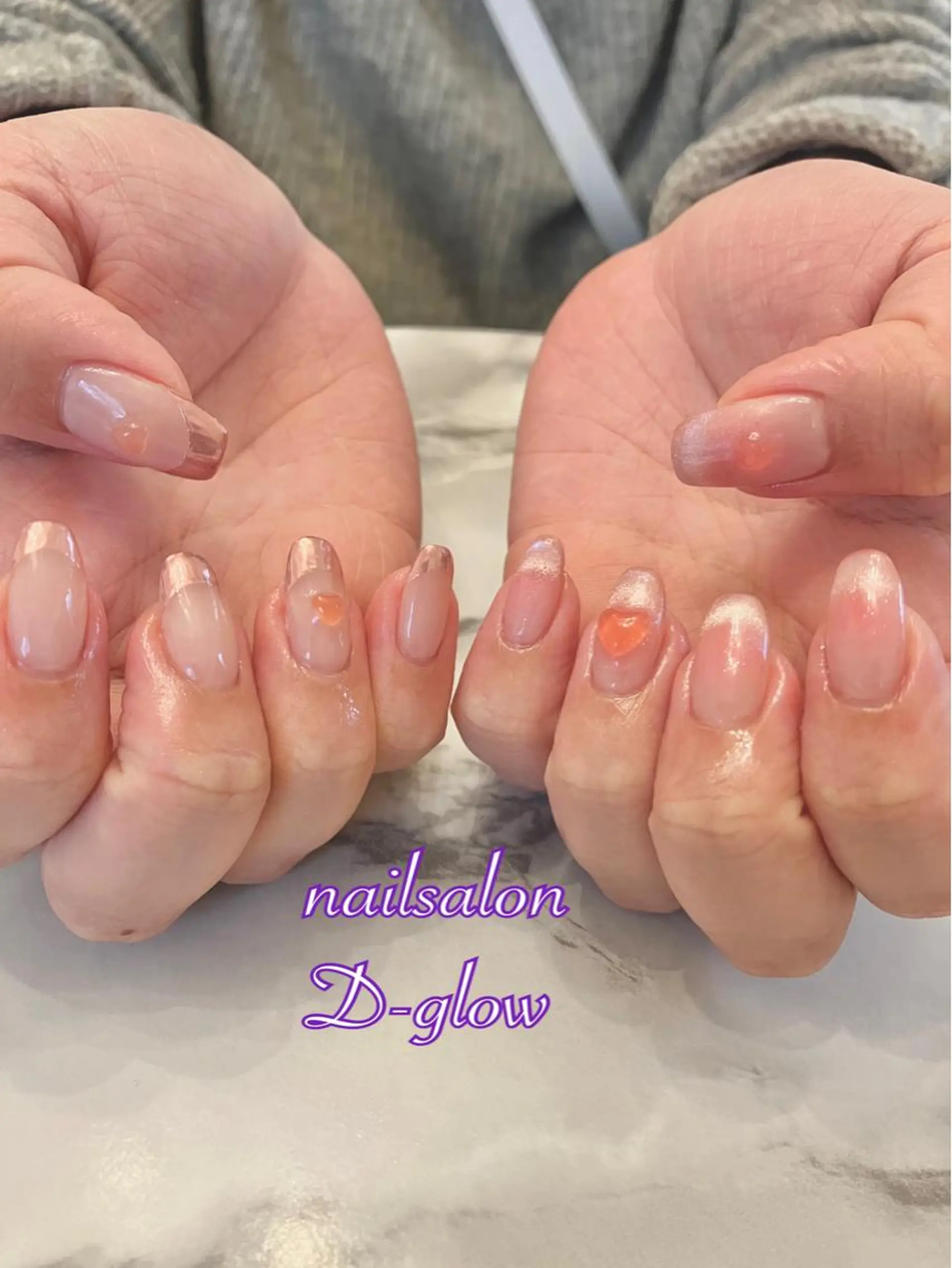 ネイル ハンドネイル ネイルサロン D-glowのネイルデザイン
