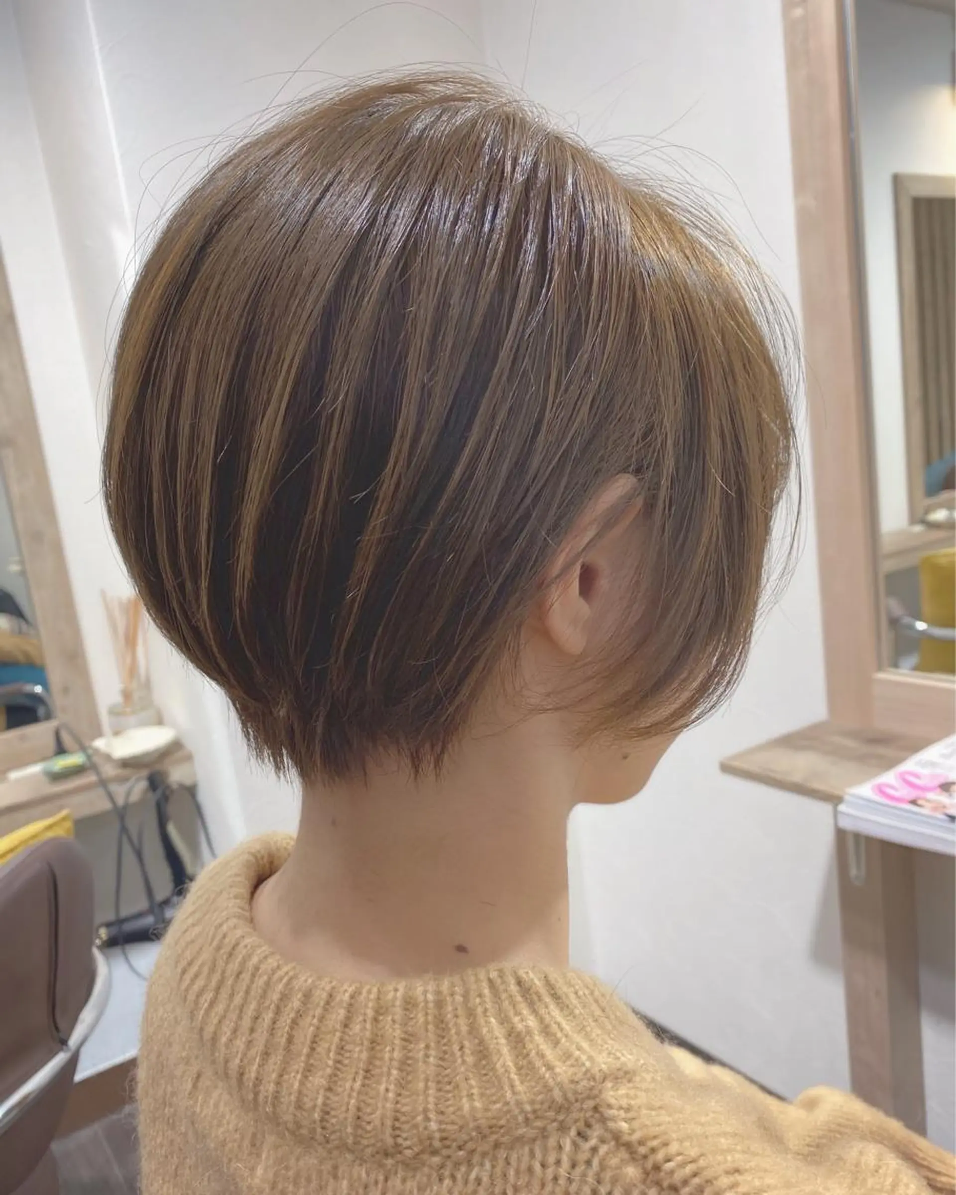 ショート カラー 🌈ショート/レイヤ ーカット/中村崇宏のヘアスタイル