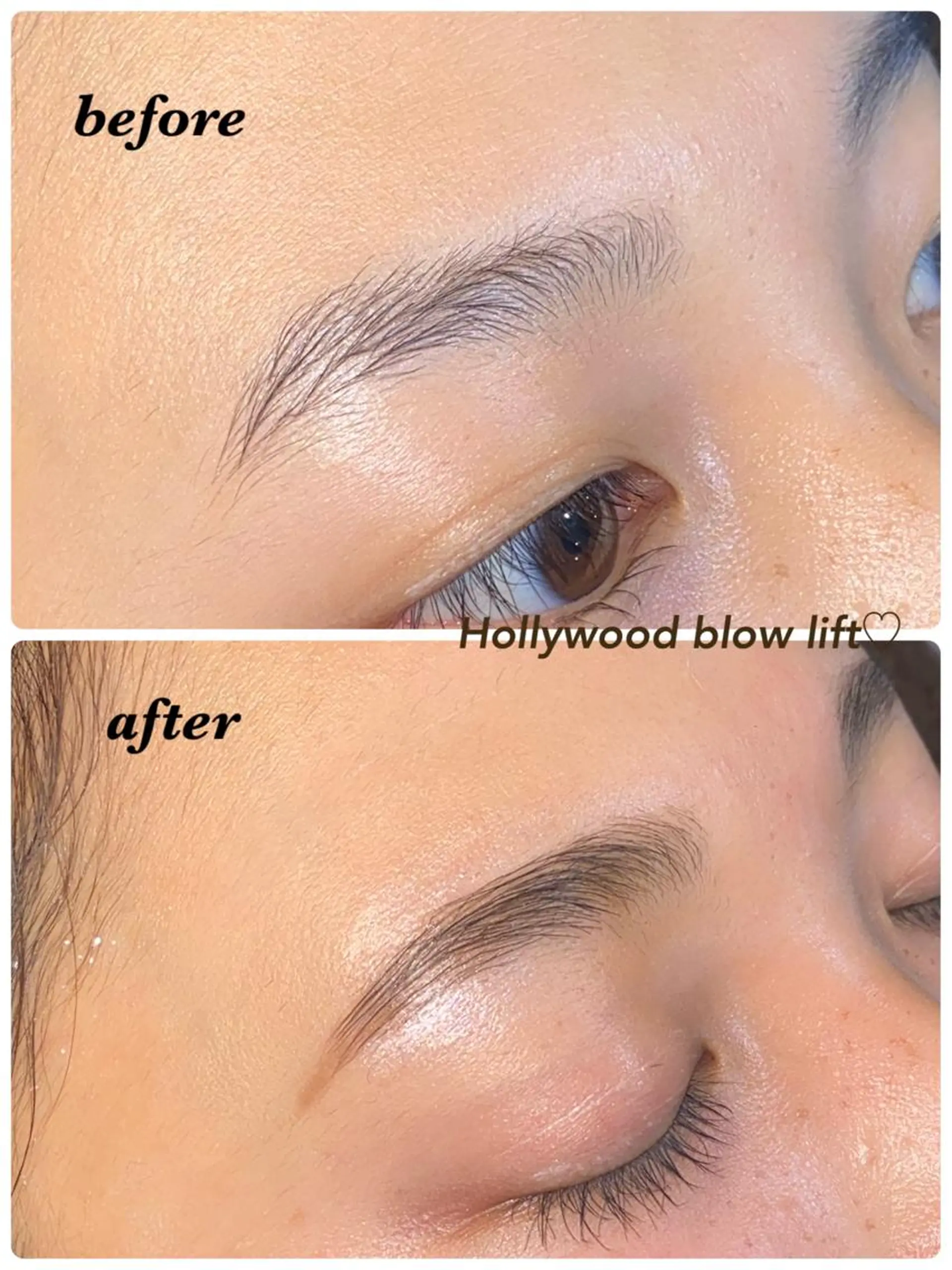 アイブロウ ハリウッドブロウリフト ハーブピーリング専門 毛穴洗浄❤️眉waxのエステ・リラクイメージ