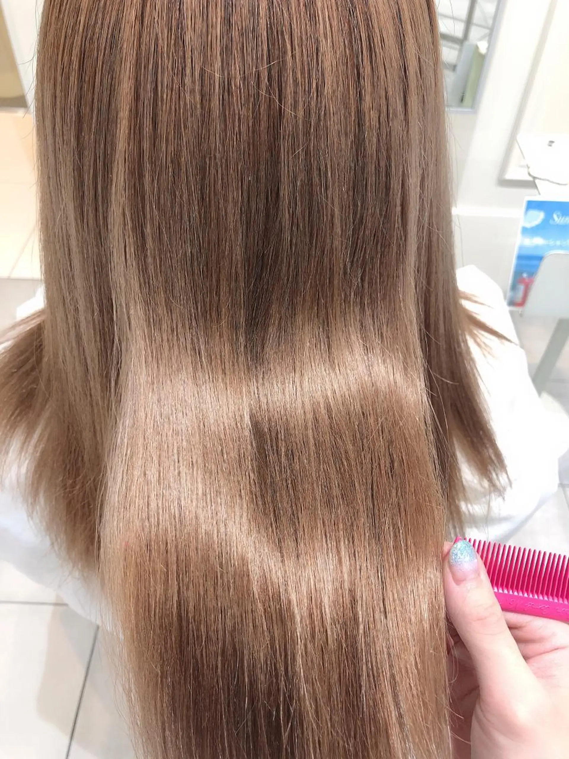 ロング カラー トリートメント ヘッドスパ 関 彩花のヘアスタイル