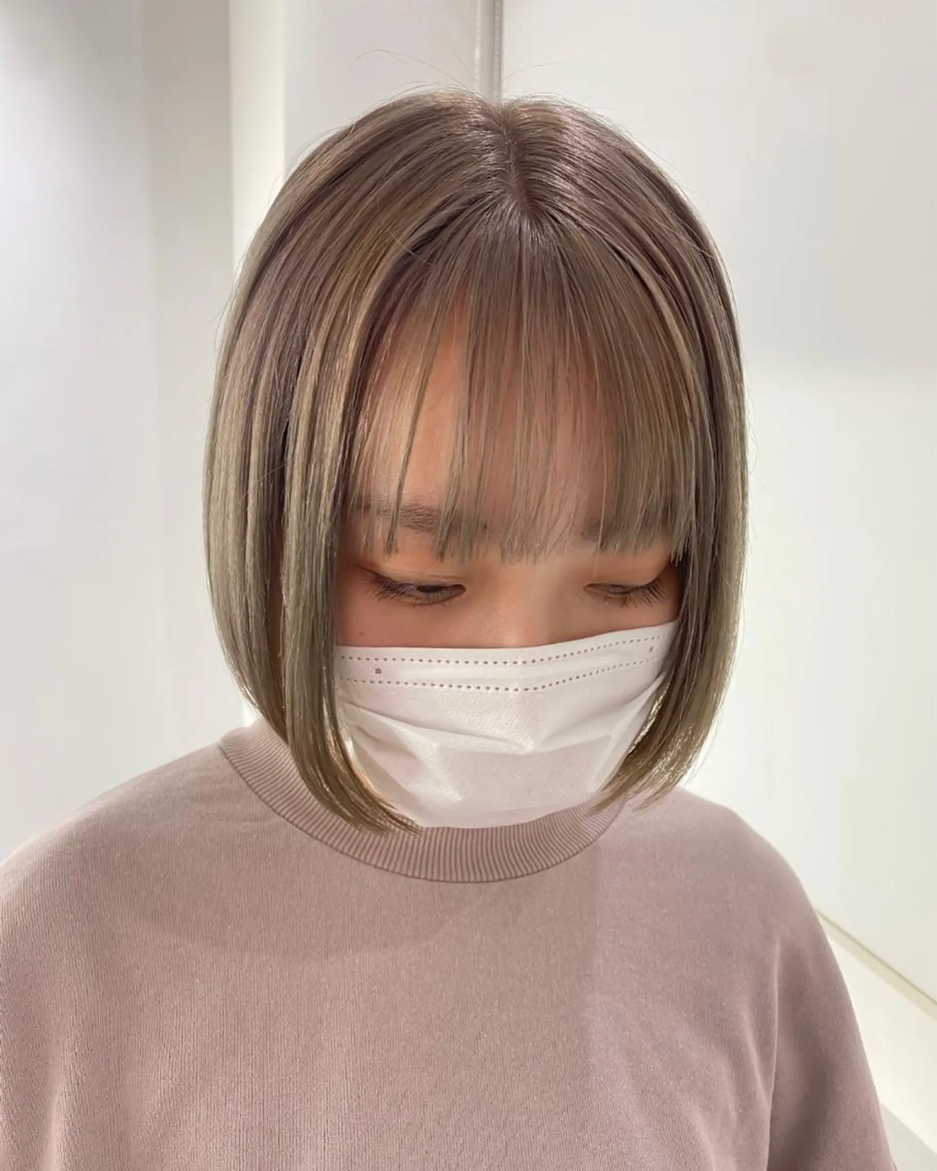 ショート ୨୧柔らかいカラー nozomi ୨୧のヘアスタイル