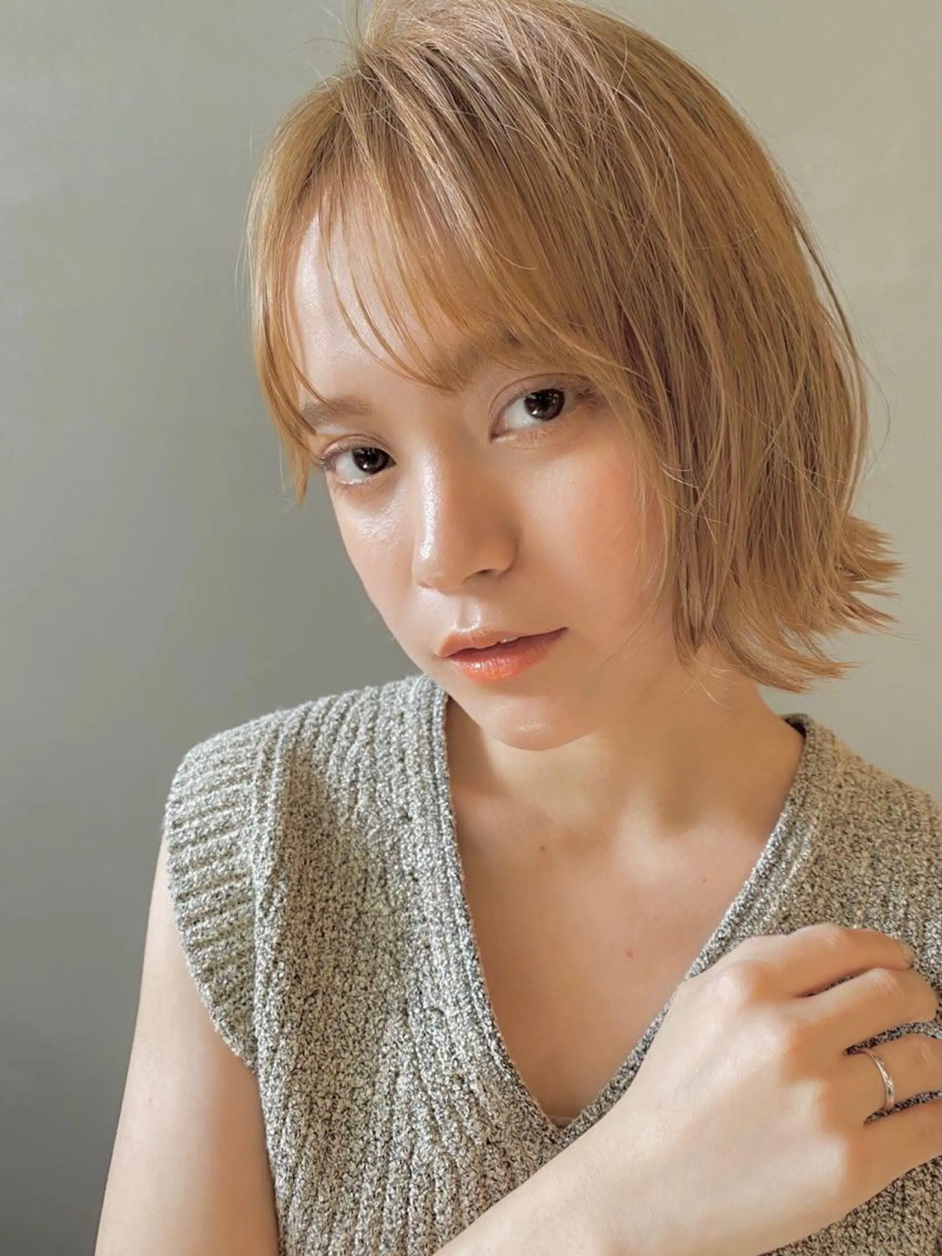 ショート カット ヘアカラー トリートメント 圧倒的な質感🧡 髪質改善/丸山晴菜のヘアスタイル