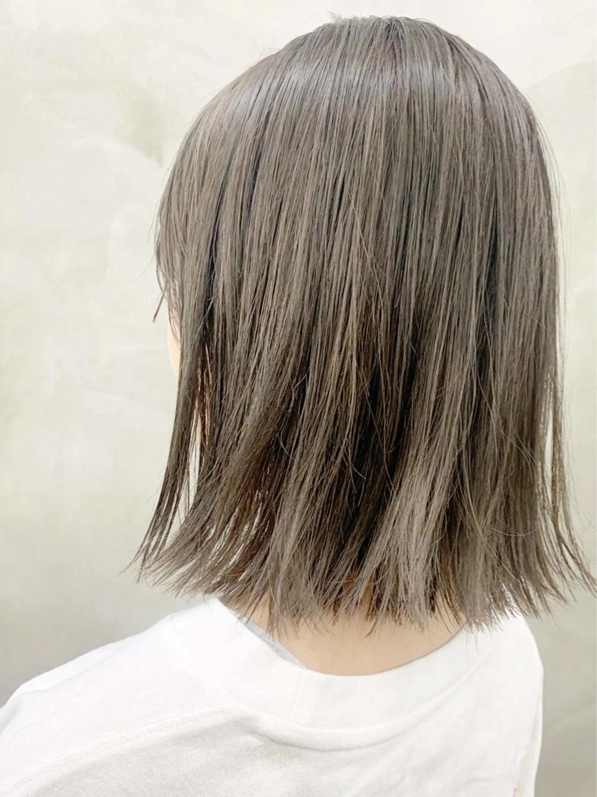 カラー グレージュ イルミナカラー ボブ ヘッドスパ (女性限定)🍋モエのヘアスタイル
