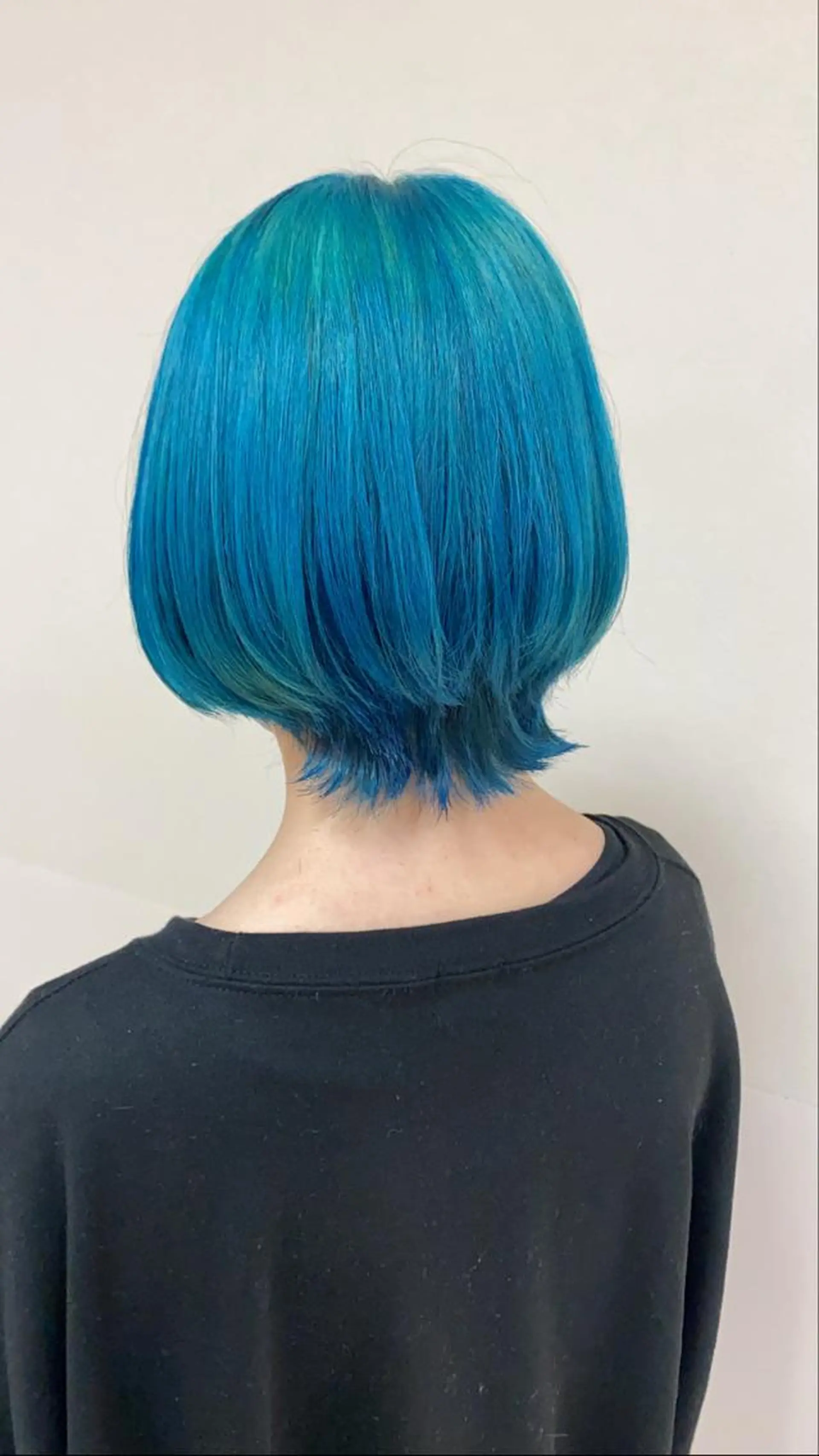 ショート カラー ヘアアレンジ ブリーチ ブルーカラー ケアブリーチ enurk店 🍋 M I K U  *のその他イメージ