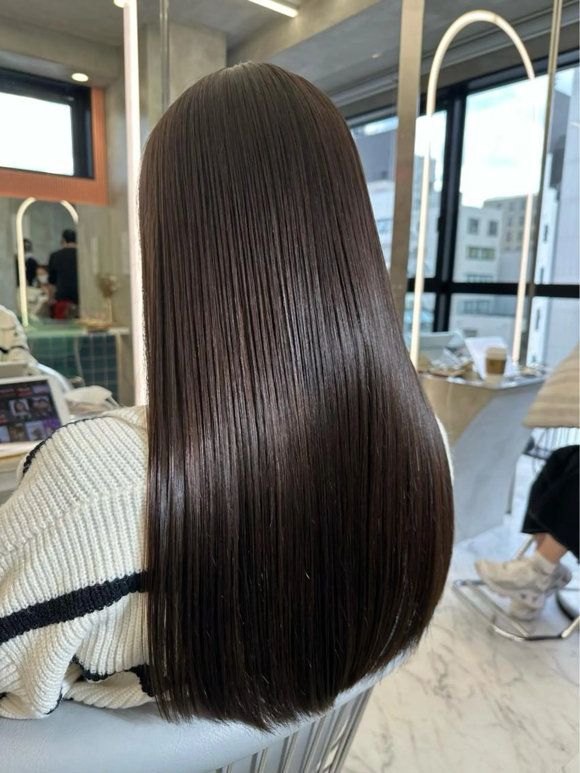 ロング 川田大輝 ナチュラルモードのヘアスタイル