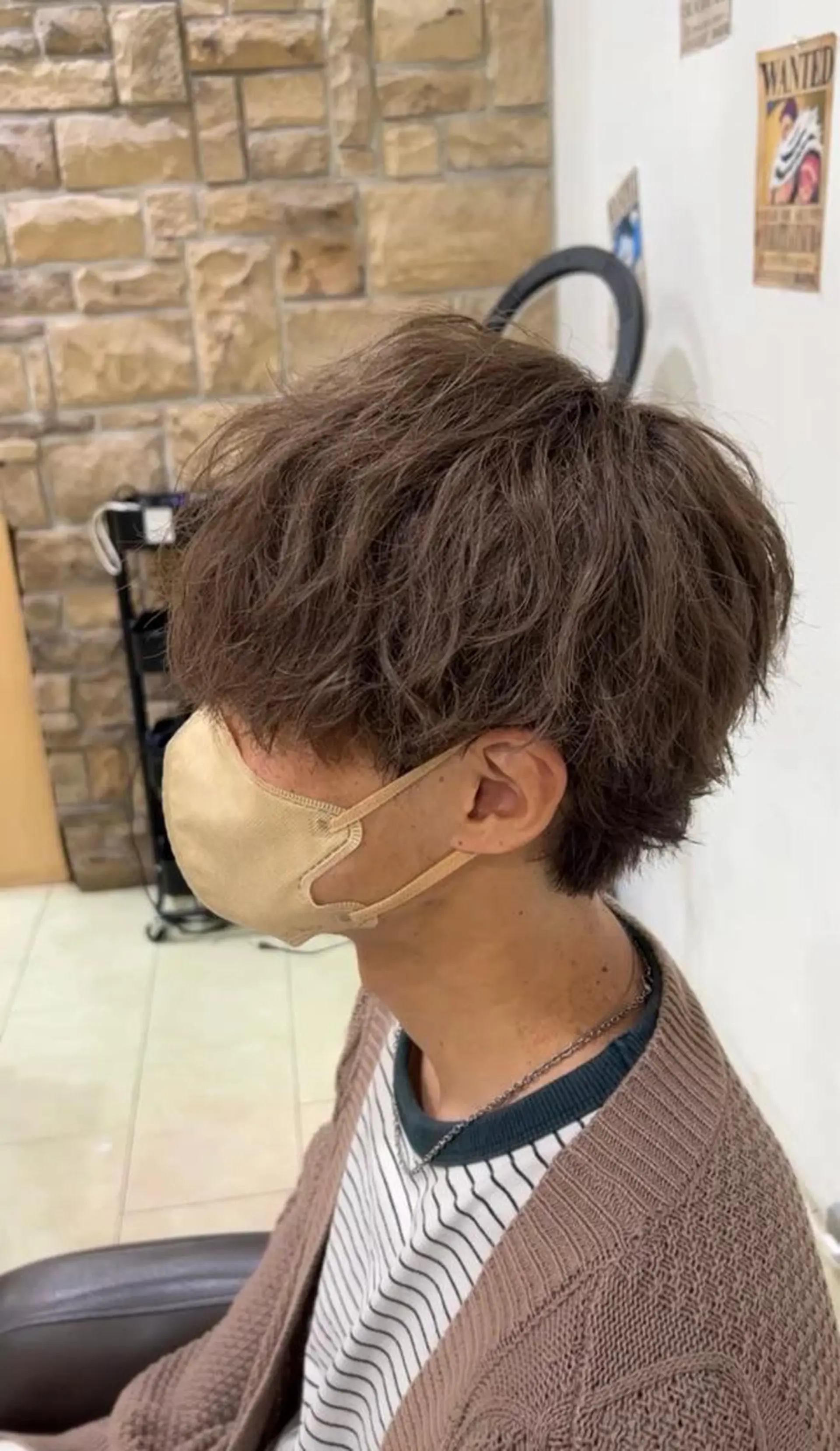 カラー メンズ センターパート メンズ韓国風 マッシュ 刈り上げ メンズカット松戸/韓 国/メンズパーマ航太のヘアスタイル