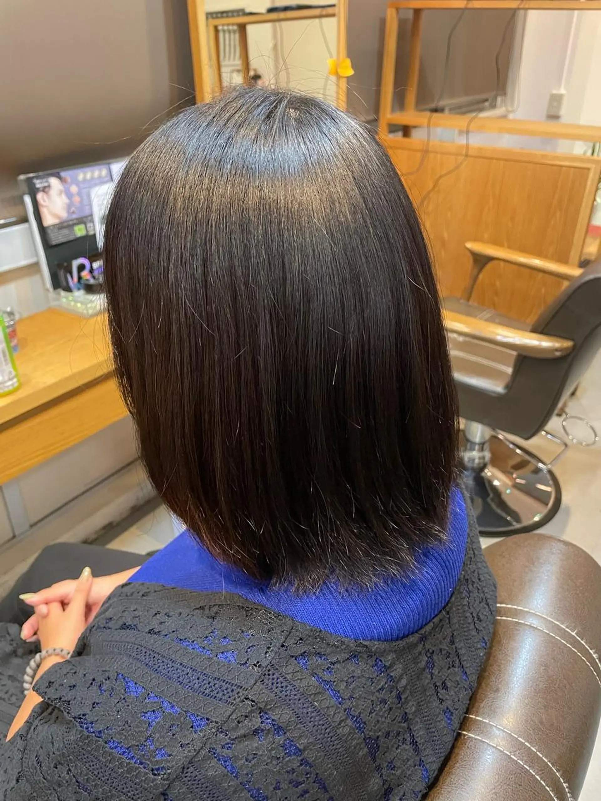 ミディアム パーマ 縮毛矯正 ✨髪質改善✨豊中/ 後藤伶匠のヘアスタイル