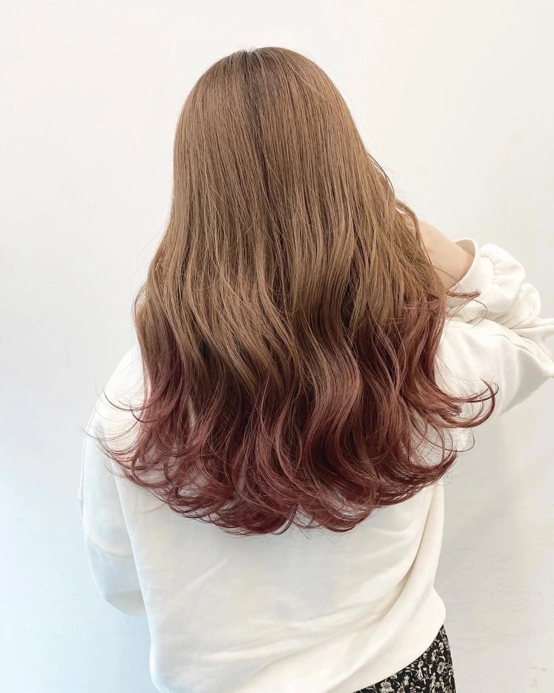 ロング カラー ヘアカラー トリートメント 【公式】amble luxe池袋東口🩷のヘアスタイル