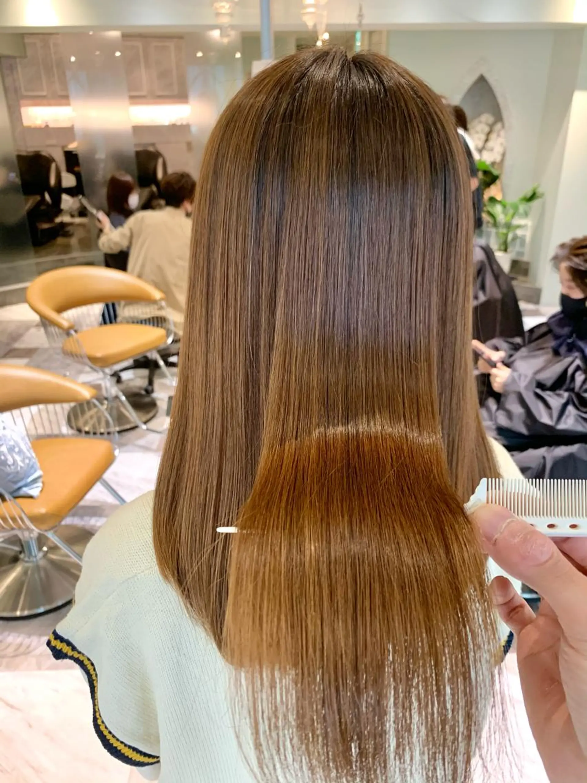 ロング 髪質改善 トリートメント 【代表】 高瀬慎也/縮毛矯正のヘアスタイル