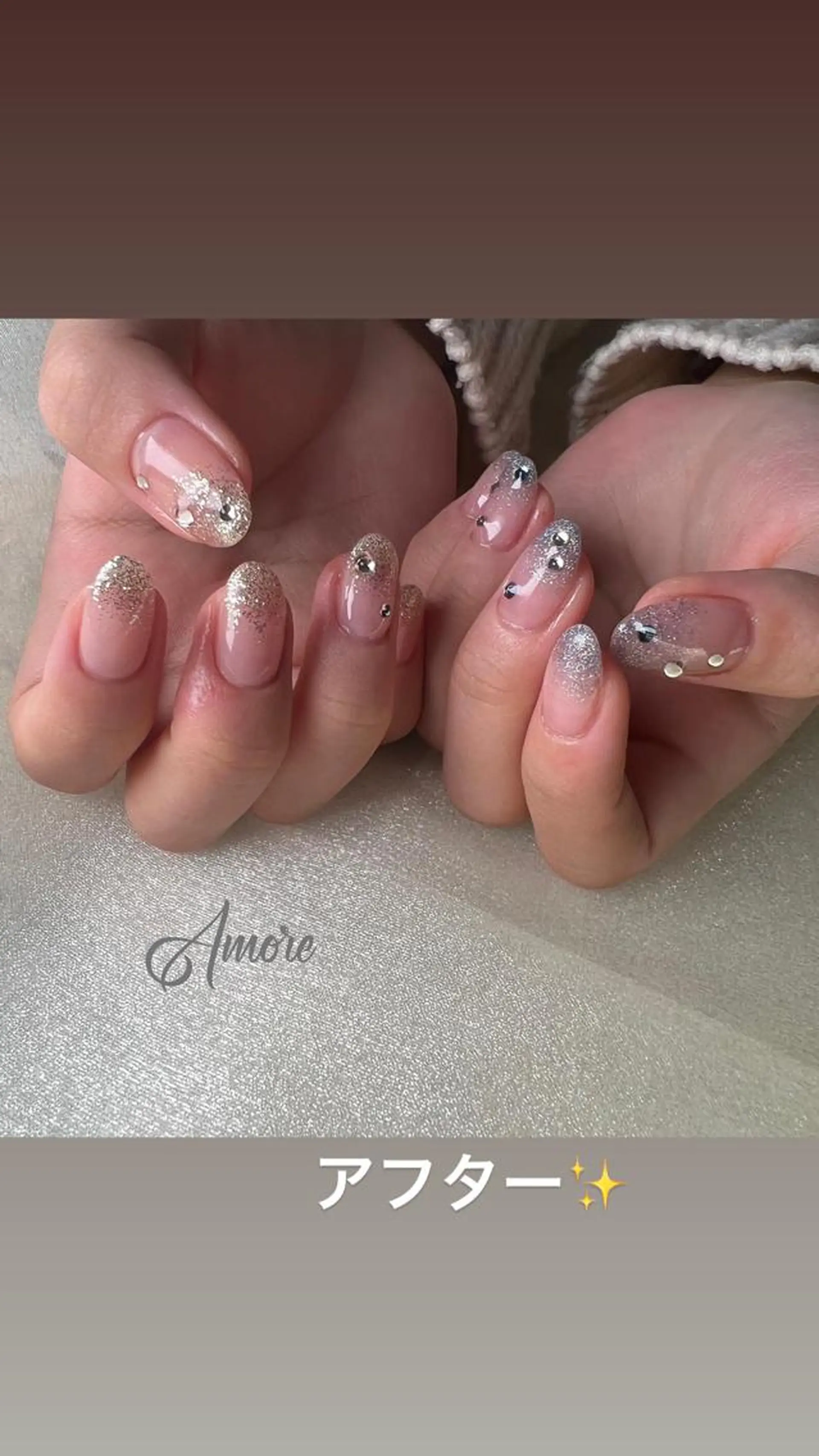 ネイル ジェルネイル ミラーネイル オフィスネイル パラジェル You kyehwaのネイルデザイン