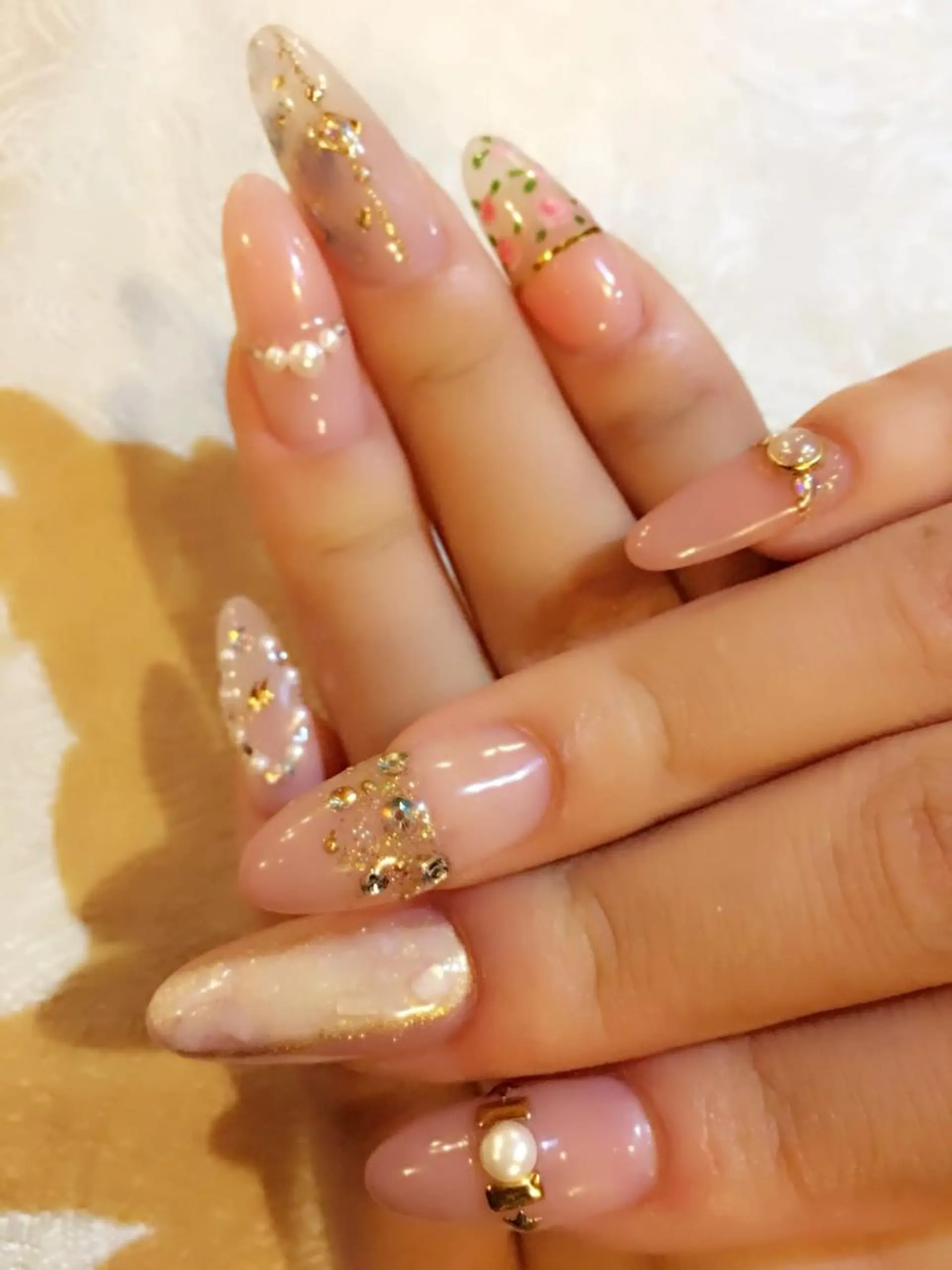 ネイル スカルプネイル 長さ出し専門 nynaのネイルデザイン