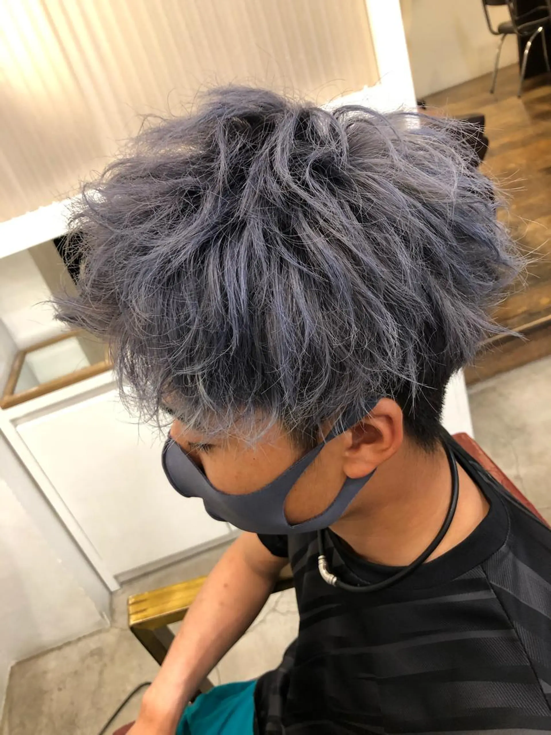 ショート カラー メンズ メンズブリーチ ブリーチ 畠山 渚のヘアスタイル