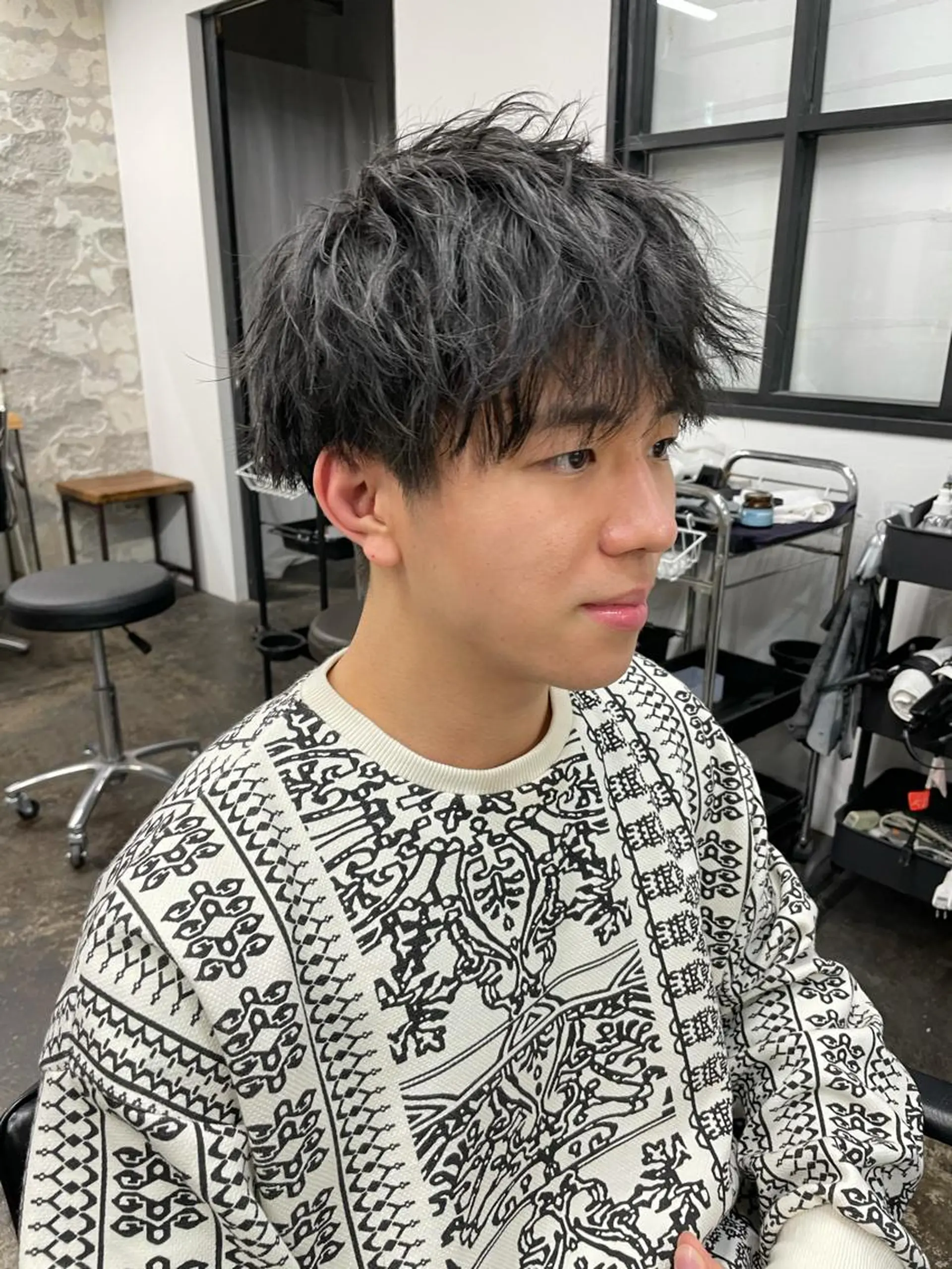 ショート メンズ メンズパーマ メンズ特化ryoのヘアスタイル