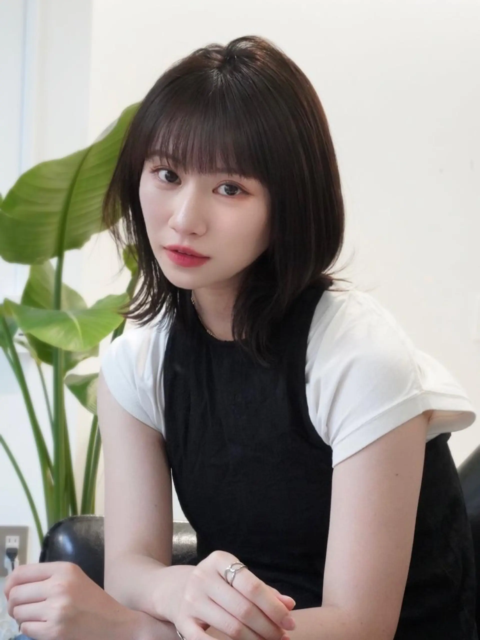 ミディアム カラー 韓国ヘア 店長NEGIのヘアスタイル