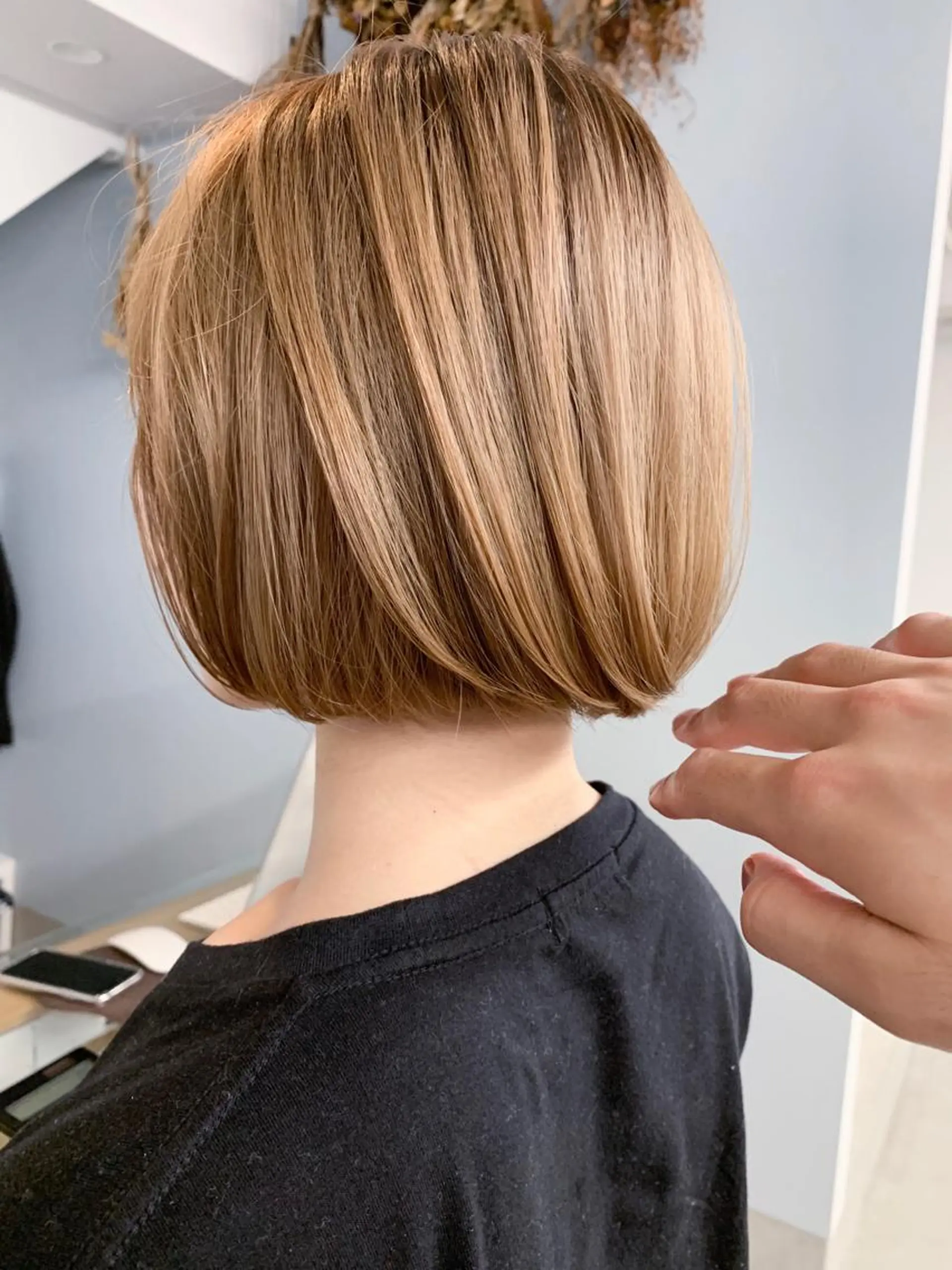 ショート カラー ベージュカラー ハイトーンカラー ミルクティーベージュ chill所属・topstylist fukudaのその他イメージ