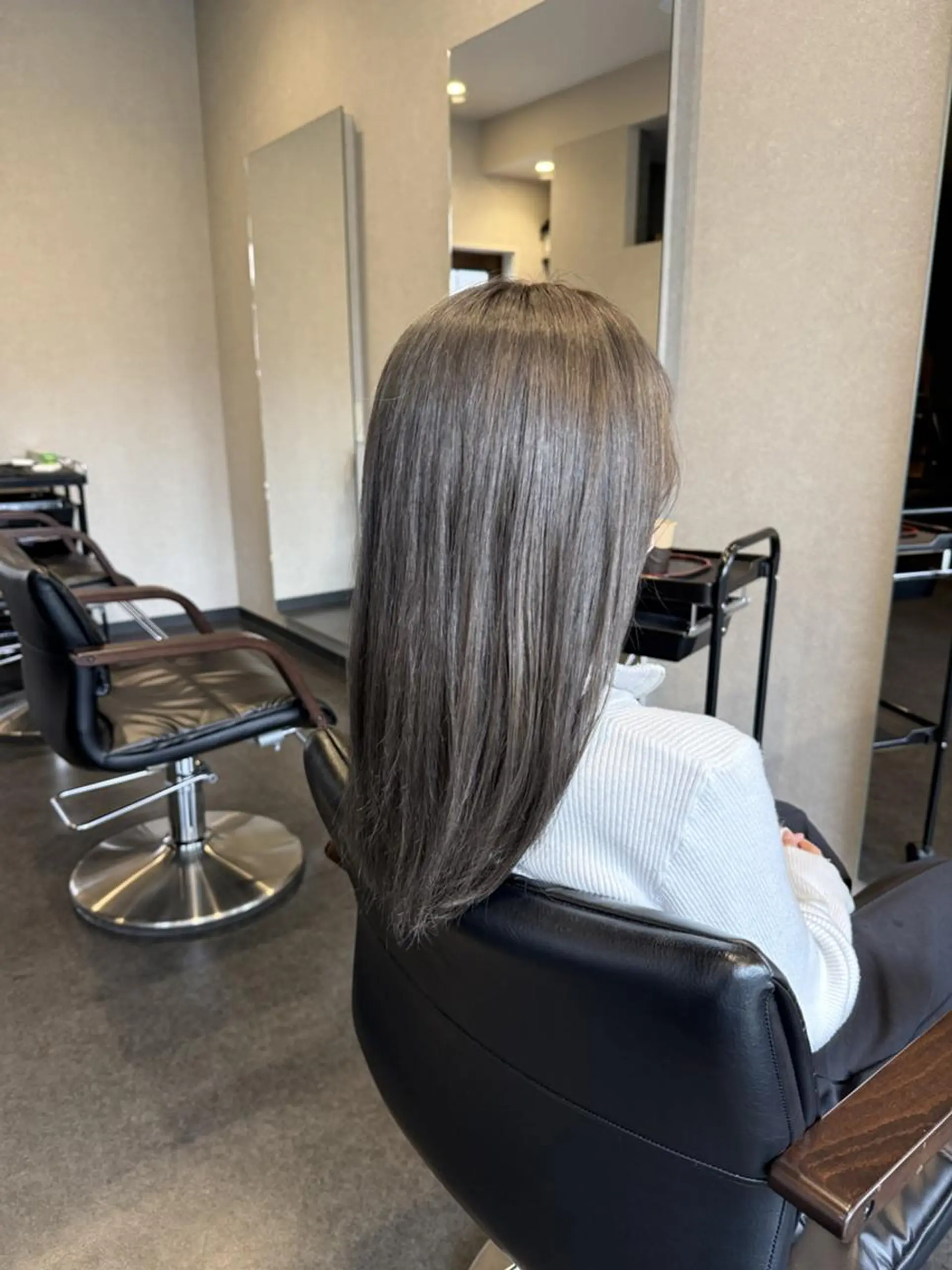 セミロング 卒業式のヘアスタイル 髪質改善 髪質改善⚡️カラー 🍀武久 誠🍀のヘアスタイル